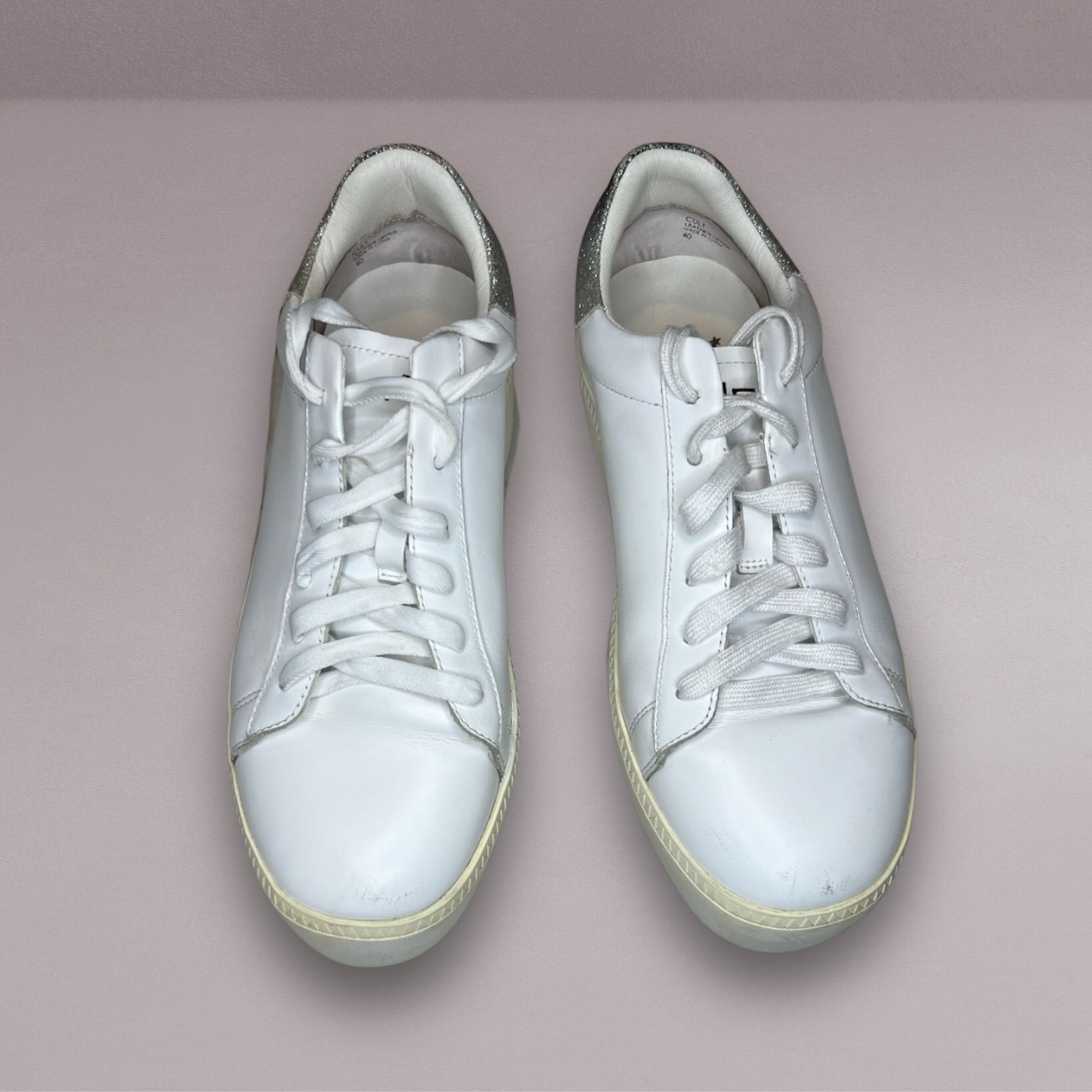 ASH Ash Platform Women Sneakers White Leather Size 9 Stylish Ca Size US 9 / IT 39 - 2 Thumbnail