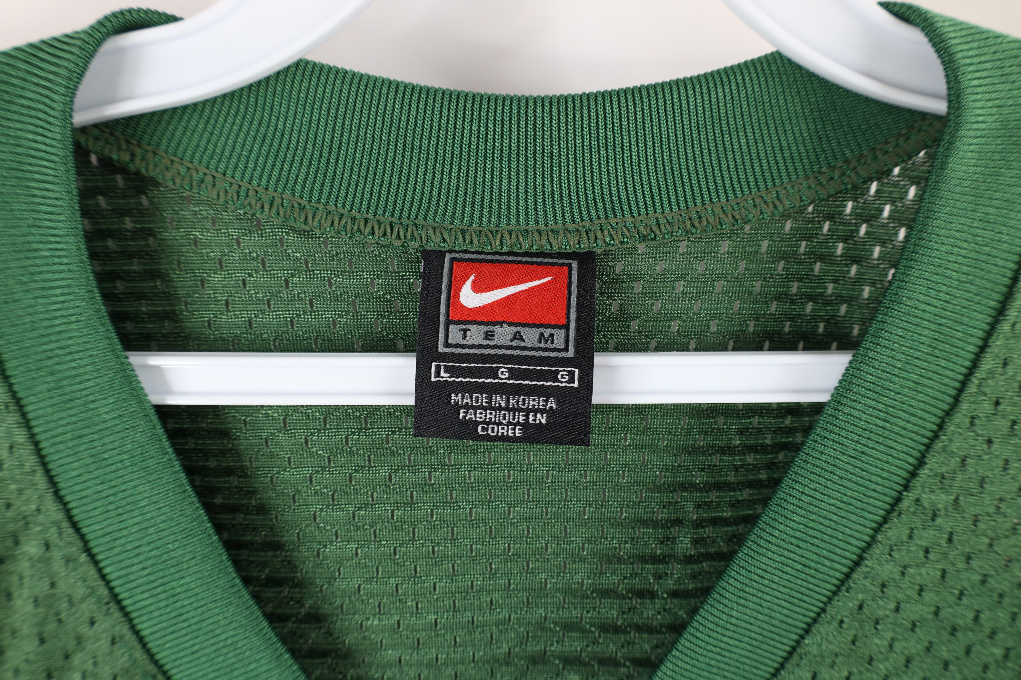 Nike × Vintage Vintage Nike Michigan State University Football Jersey Green Size US L / EU 52-54 / 3 - 7 Thumbnail