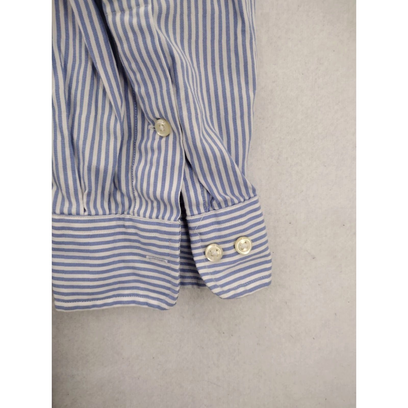 Ralph Lauren Lauren Ralph Lauren Striped Button-Down Shirt XL Classic Long Sleeve Blue Multicolor Mens Size US XL / EU 56 / 4 - 2 Thumbnail