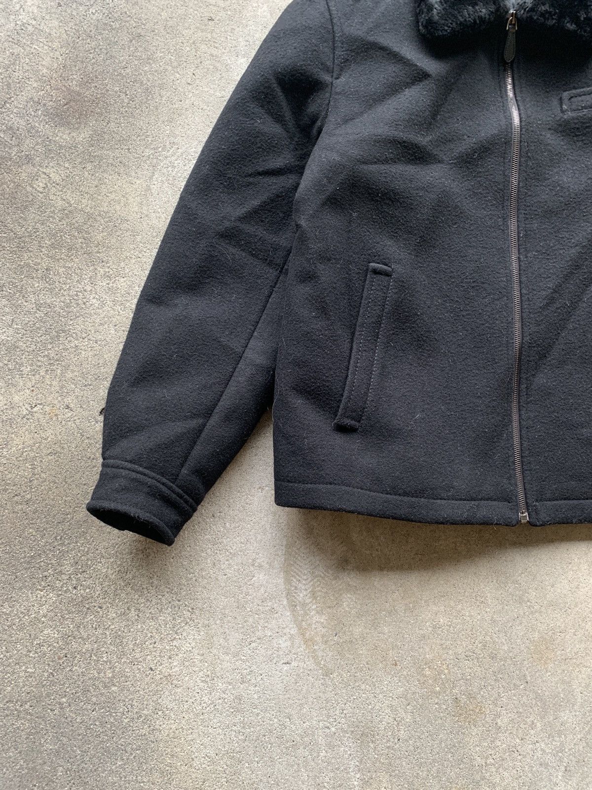 Designer × Prada Prada Nutria Fur and Wool Jacket Size US L / EU 52-54 / 3 - 3 Thumbnail