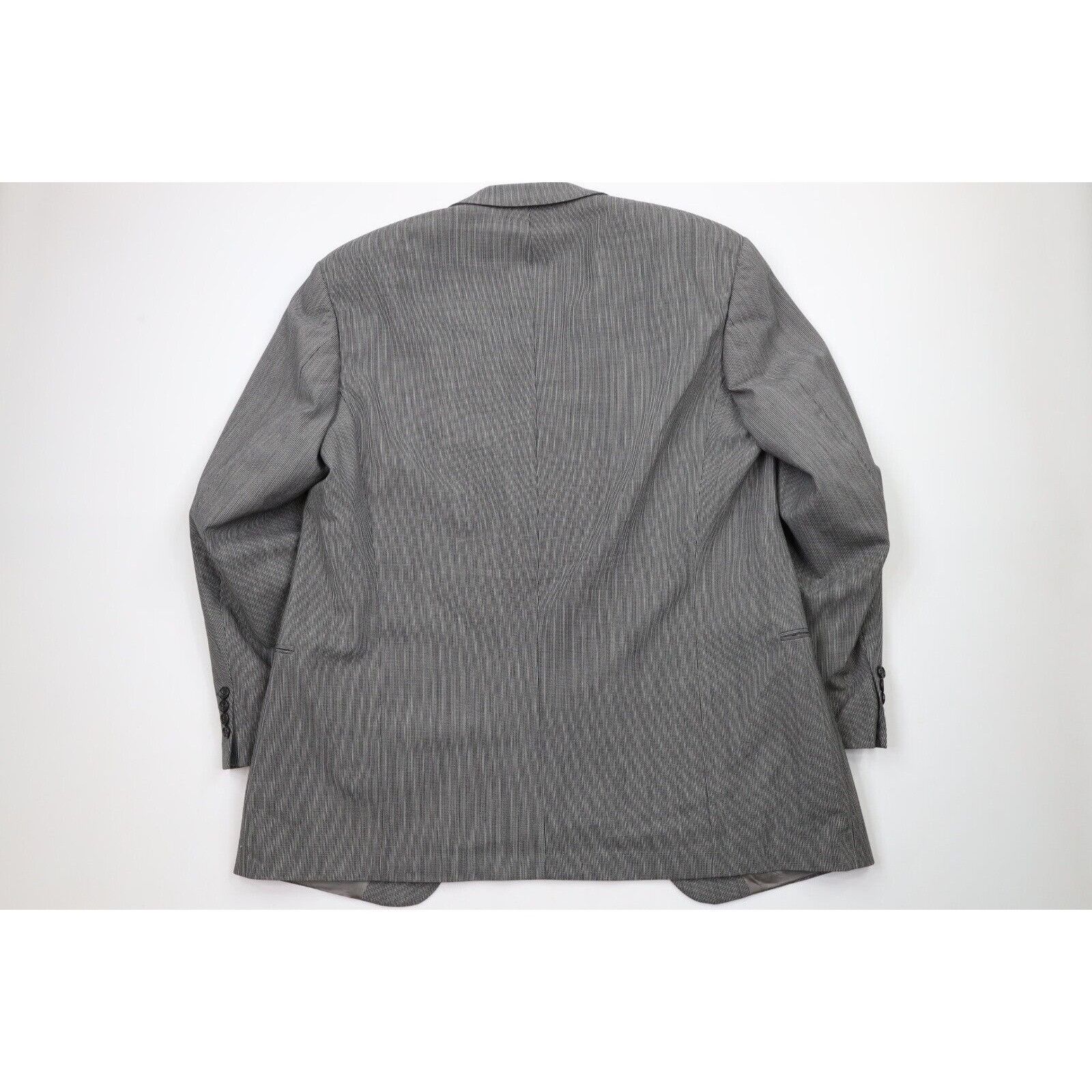 Hugo Boss × Vintage Vintage 90s Hugo Boss 2 Piece Wool Stretch Wedding SuitSuit Size 46R - 8 Thumbnail