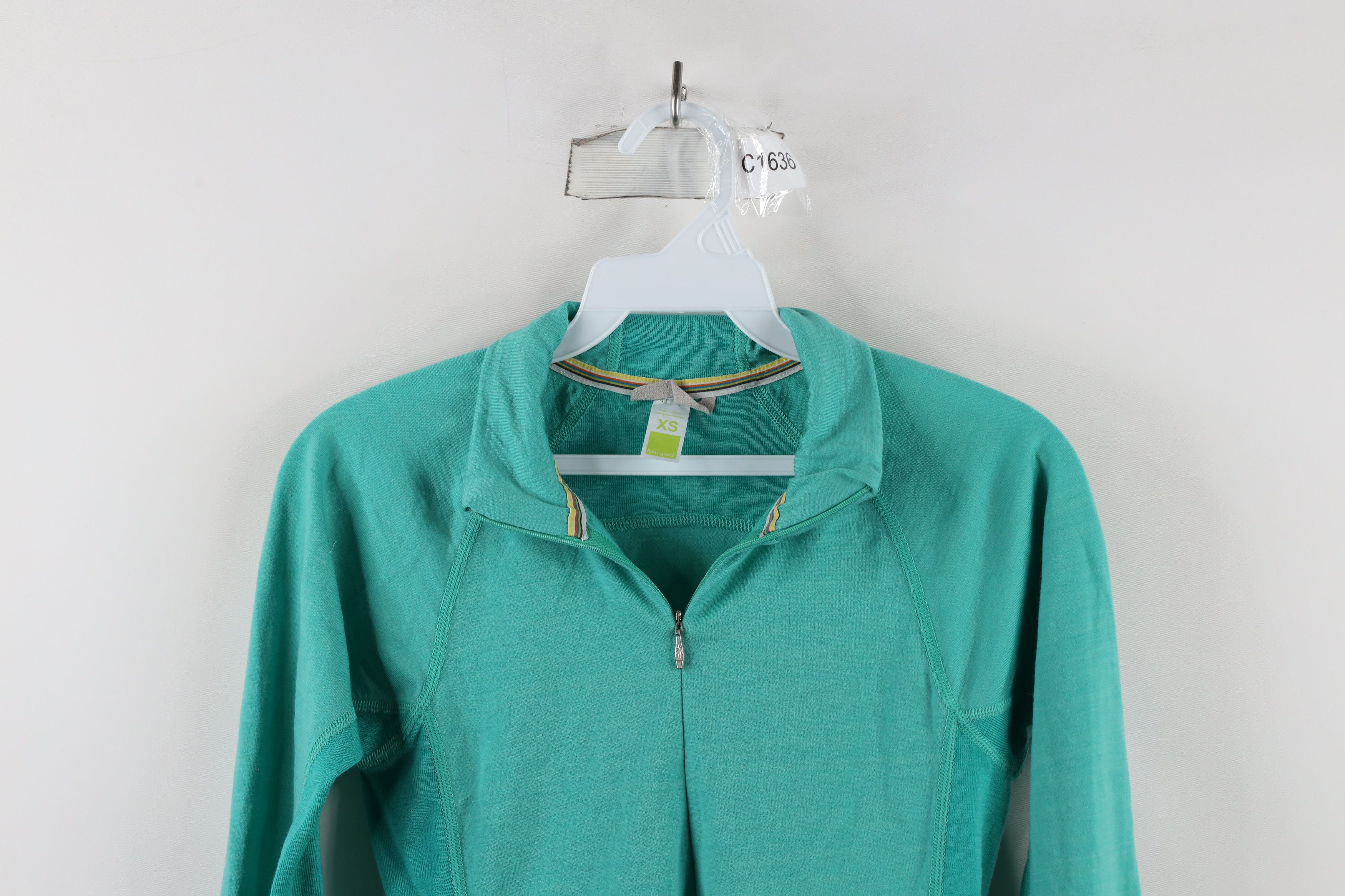 Smartwool × Vintage Smartwool Merino Wool Knit Half Zip Pullover Sweater Size XS / US 0-2 / IT 36-38 - 2 Thumbnail