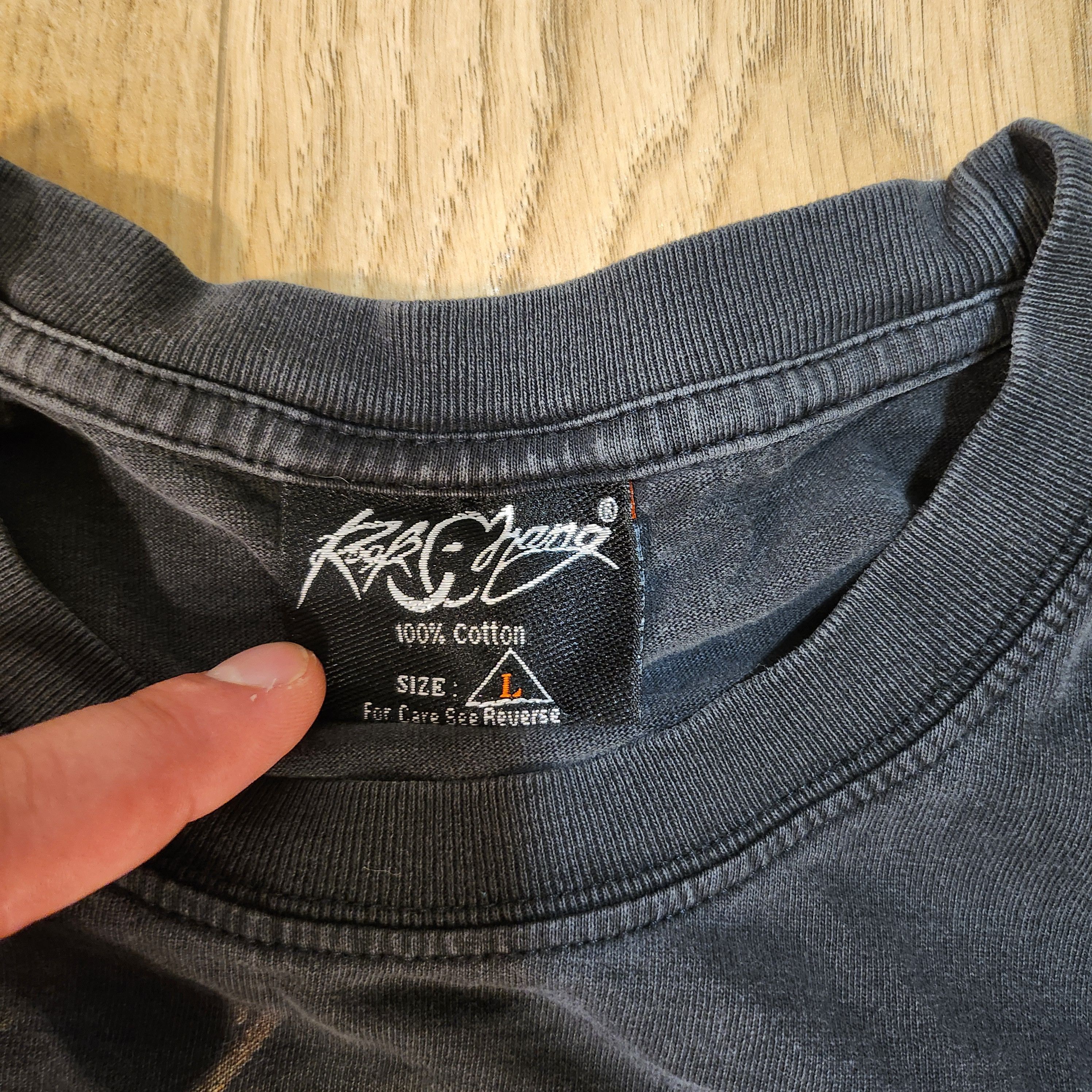 Japanese Brand × Vintage Rook Mange Vintage Tiger Washed Tshirt Size US L / EU 52-54 / 3 - 4 Thumbnail