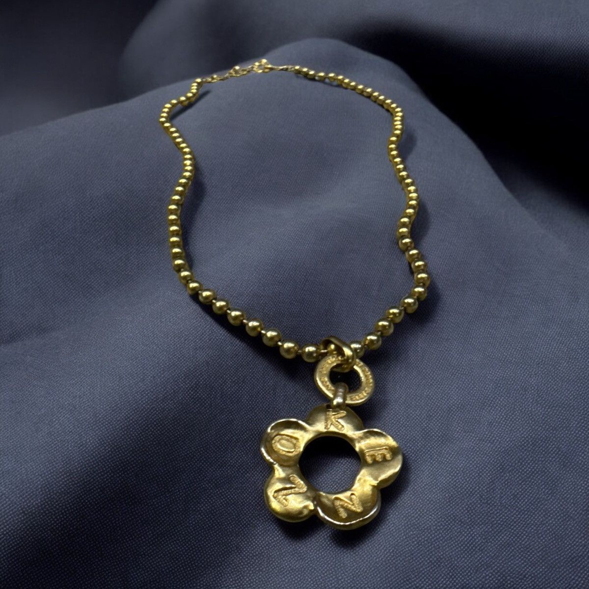 Jewelry VINTAGE KENZO PARIS GOLDTONE BEADS NECKLACE Size ONE SIZE - 1 Thumbnail