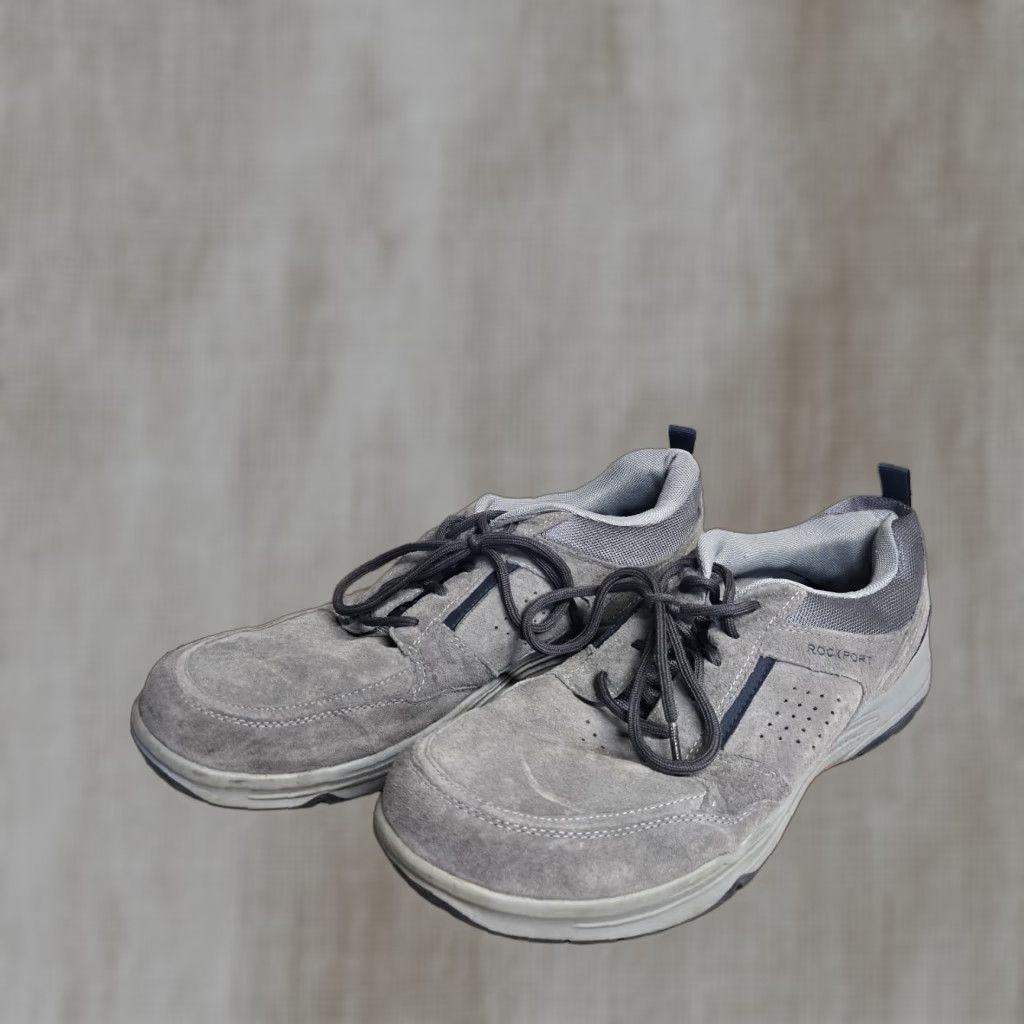 Rockport Rockport Men's Running Shoes Low Top Leather Perforated Gray M77080 11.5 Adult Shoes Size US L / EU 52-54 / 3 - 1 Thumbnail