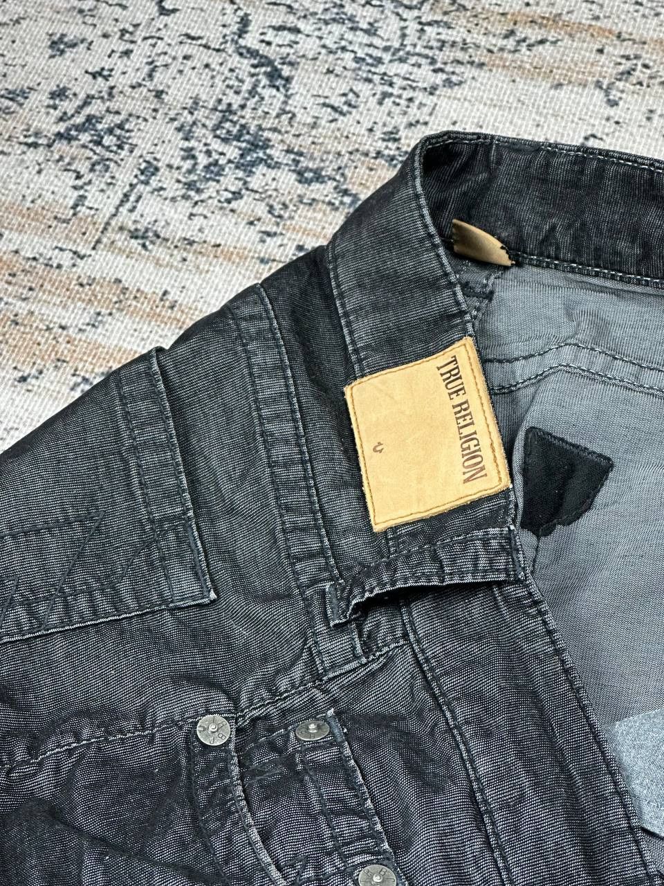 True Religion True Religion Velvet Black Avant Garde Baggy Jeans Denim Size US 36 / EU 52 - 8 Thumbnail