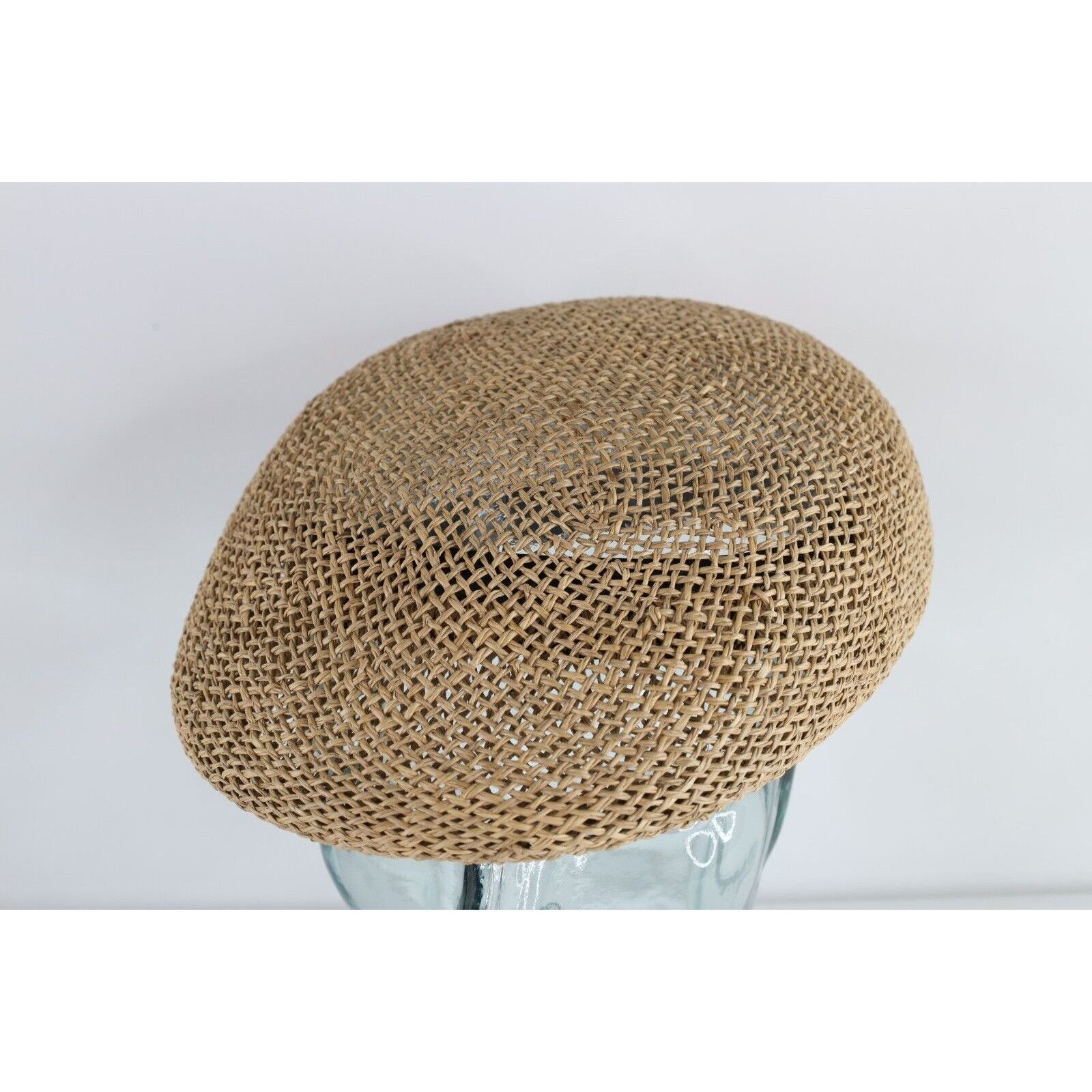 Pendleton × Vintage Vintage 90s Pendleton Straw Woven Newsboy Driving Cabbie Hat Size ONE SIZE - 1 Thumbnail