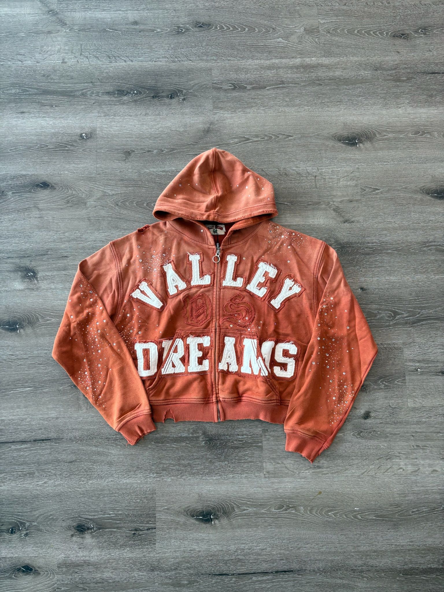 Vale Vale Forever "Classico" Zip Up Hoodie (Orange) Size US S / EU 44-46 / 1 - 1 Thumbnail