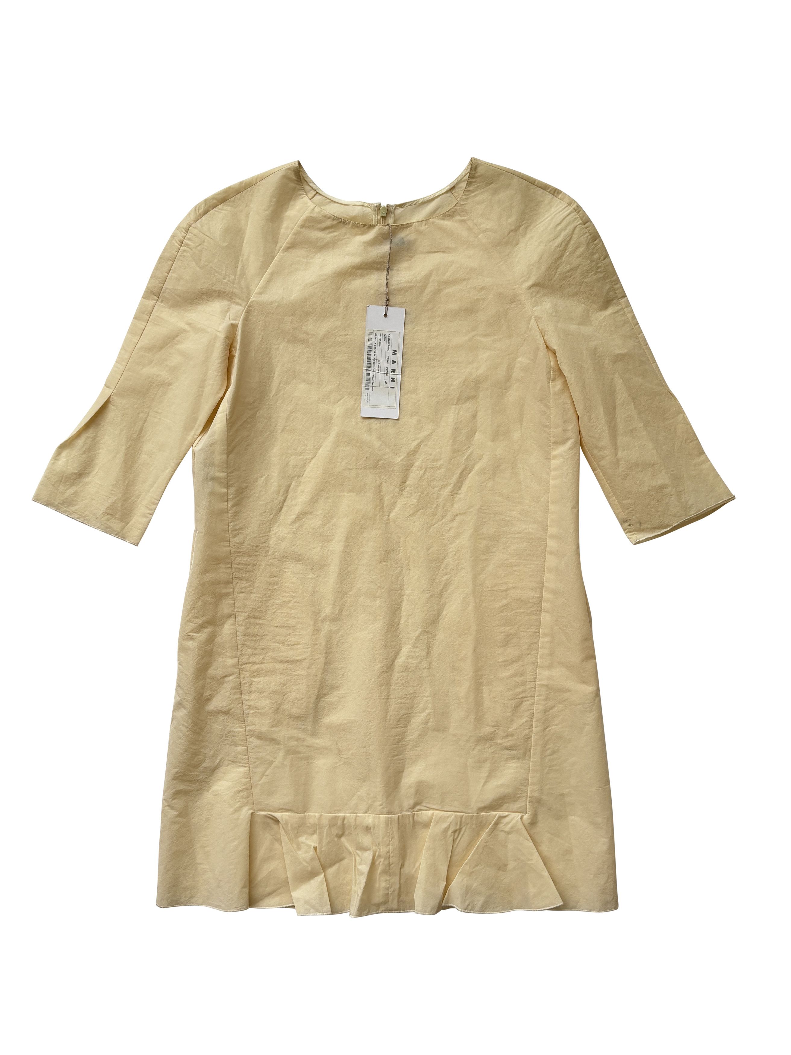 Marni ⚡️QUICK SALE⚡️Marni Ivory Organza Mini Dress Size S / US 4 / IT 40 - 1 Thumbnail