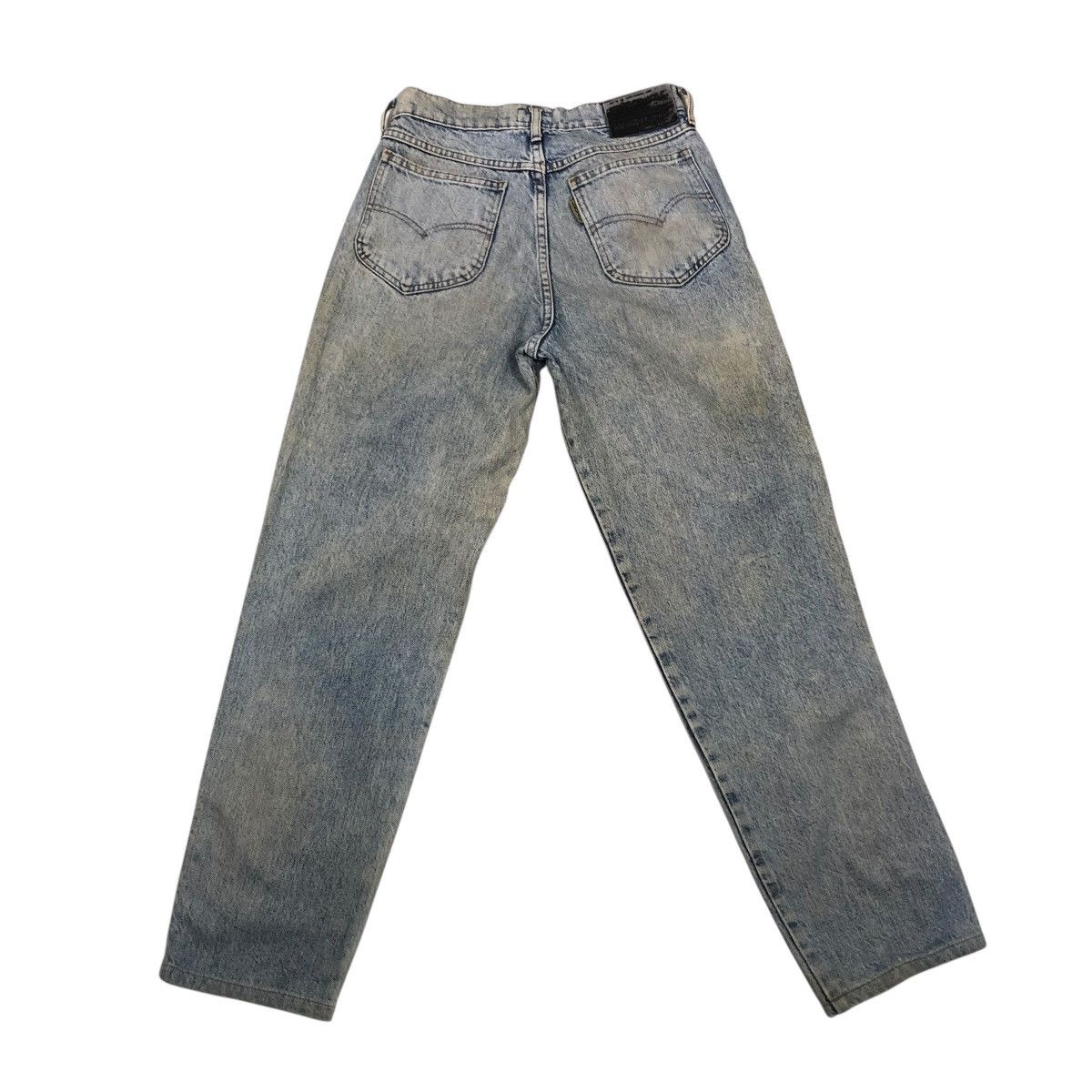 Levi's 🔥VINTAGE ACID WASH DESIGN LEVIS DENIM STRAIGHT CUT Size 28" / US 6 / IT 42 - 2 Thumbnail