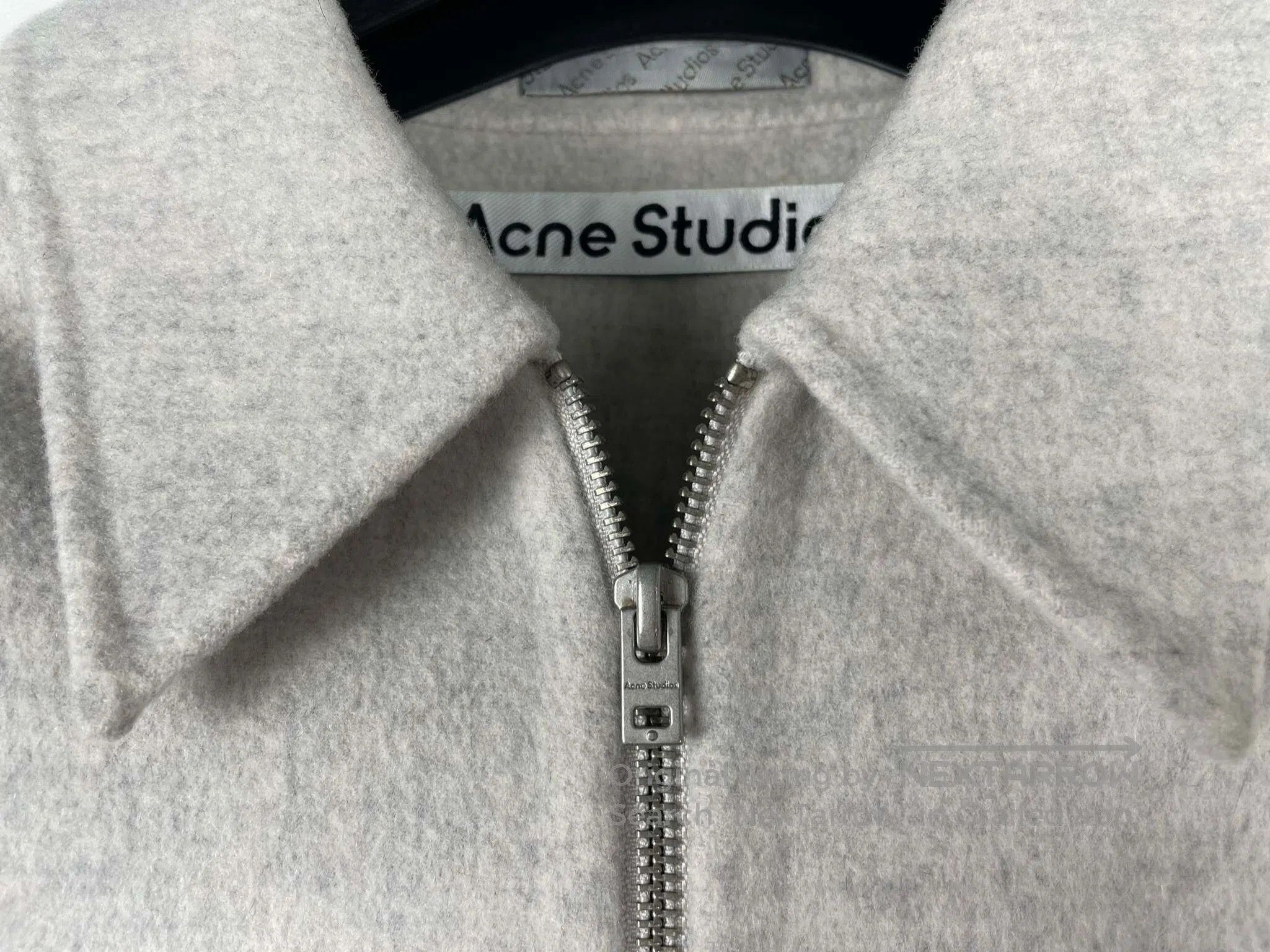 Acne Studios Acne Studios Grey Wool Zipper Jacket Size US S / EU 44-46 / 1 - 5 Thumbnail