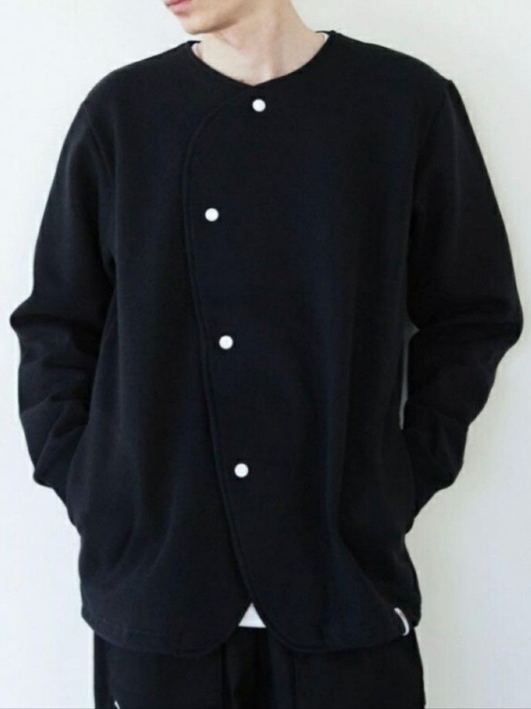 Japanese Brand Rehacer Asymmetrical 2 Tone Cardigan Size US M / EU 48-50 / 2 - 8 Thumbnail