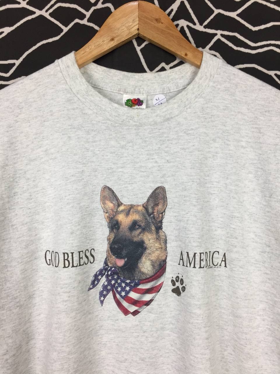 Vintage Vtg Y2k FOTL God Bless America Graphic Tee Size US L / EU 52-54 / 3 - 3 Thumbnail