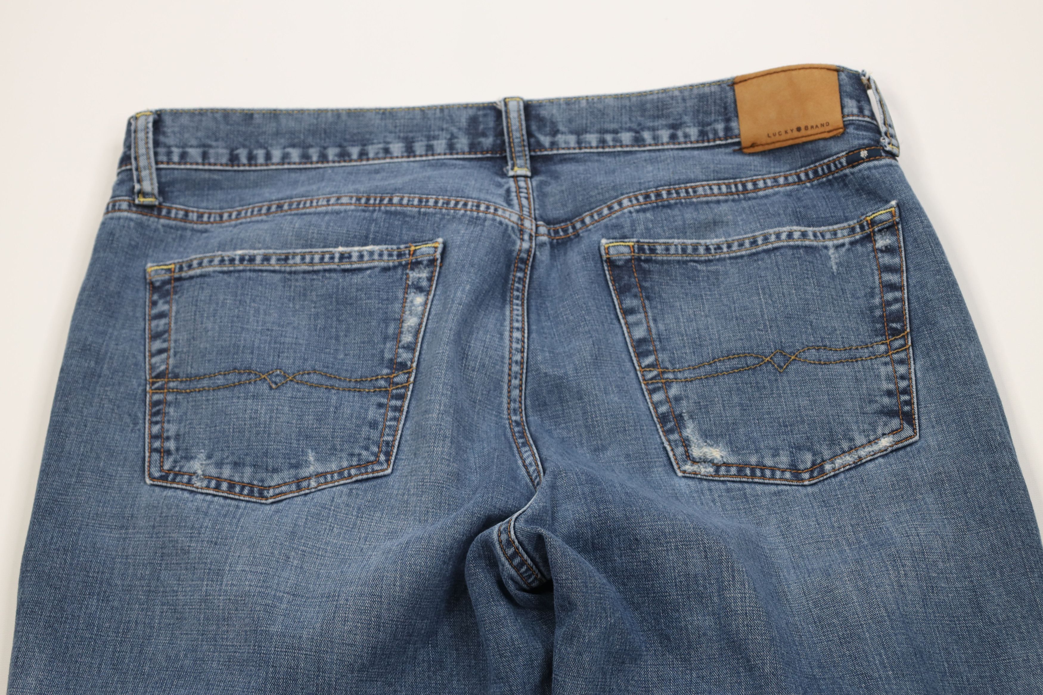 Lucky Brand Vintage Y2K Lucky Brand Straight Wide Leg Denim Jeans Size US 38 / EU 54 - 12 Thumbnail