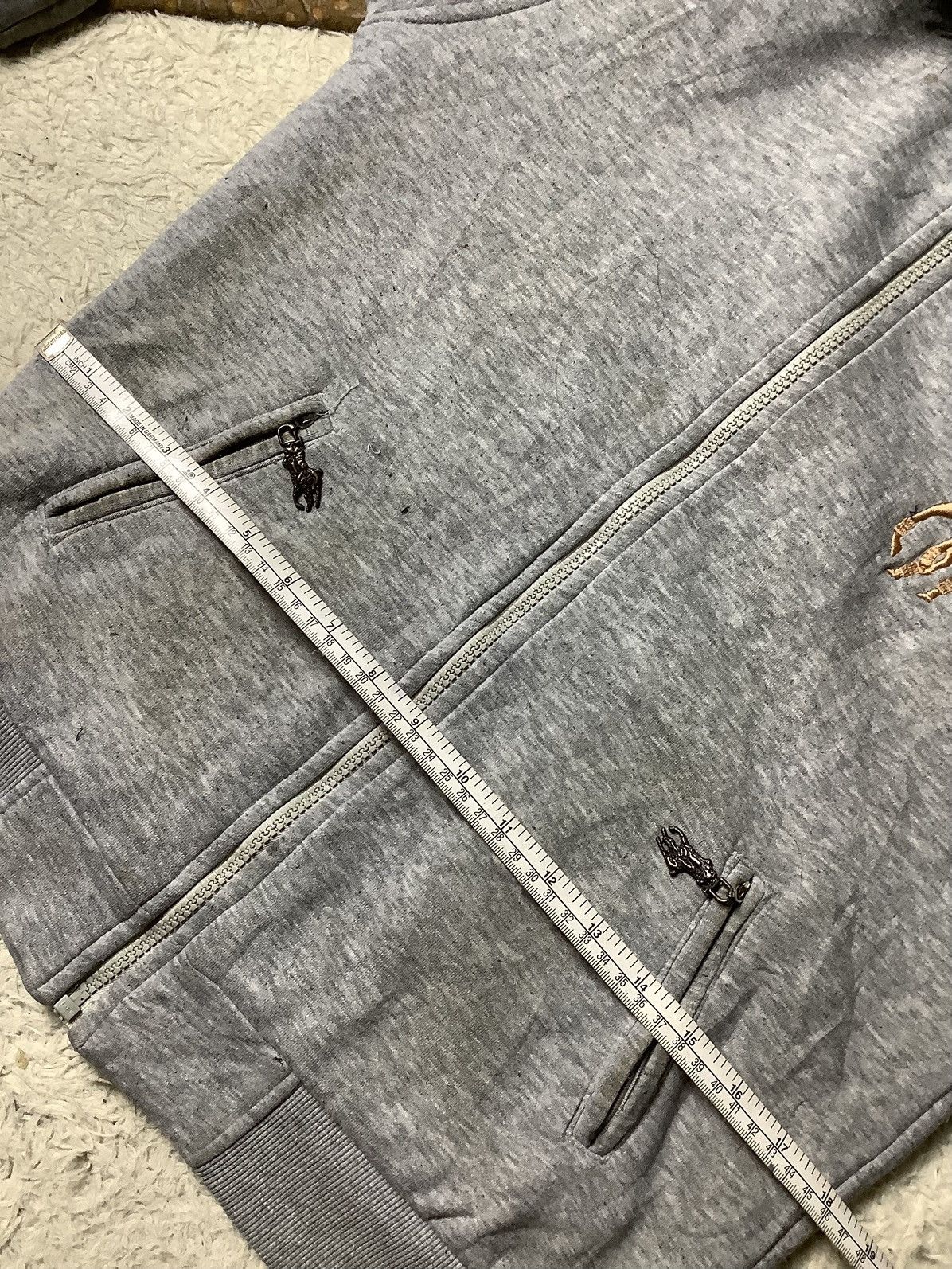 If Six Was Nine × Le Grande Bleu (L.G.B.) × Polo Ralph Lauren Polo Ralph Lauren Zipper Fur Faux If6w9 Hoodie Style Size US M / EU 48-50 / 2 - 16 Thumbnail