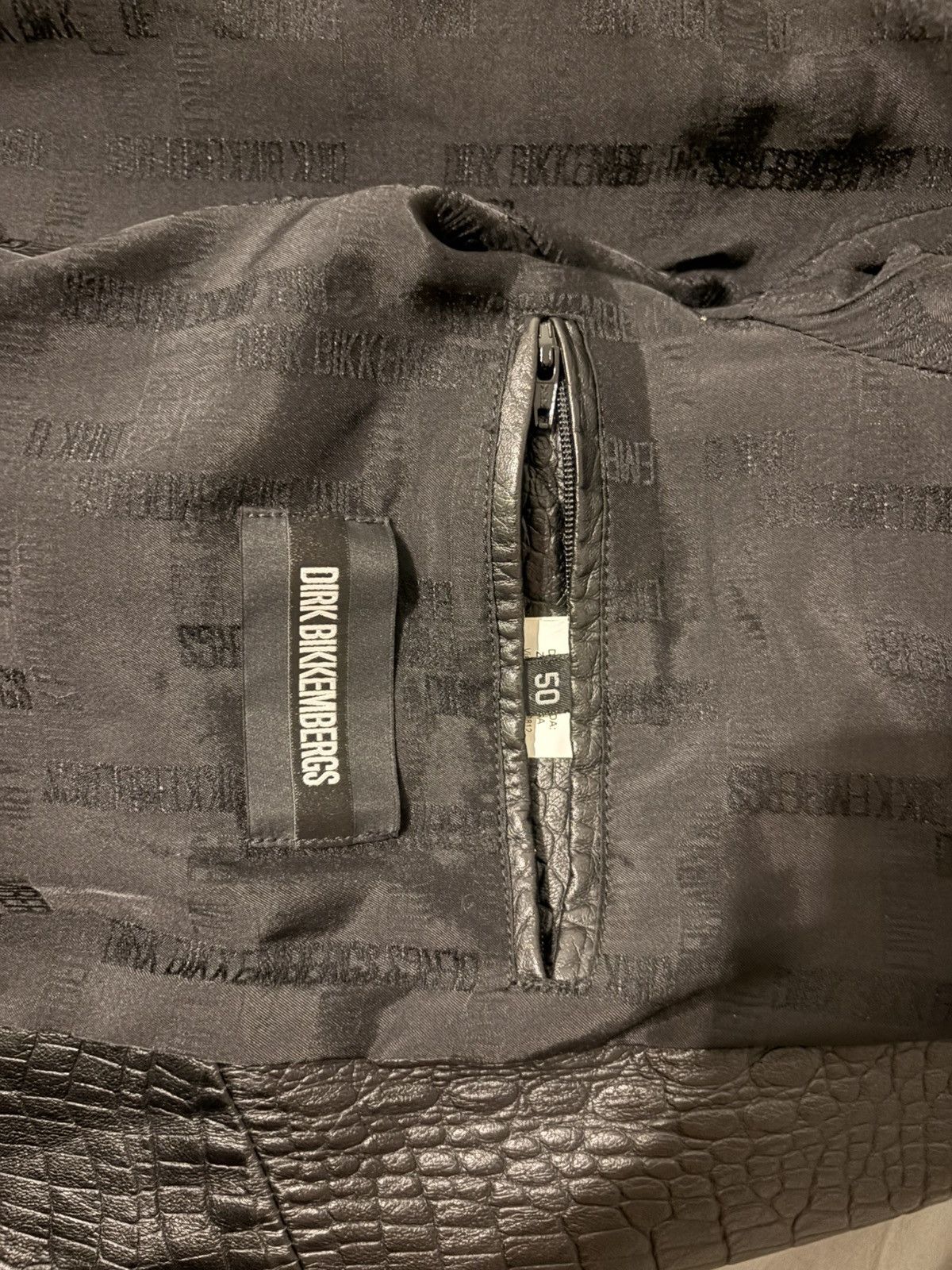 Dirk Bikkembergs Dirk Bikkembergs Crocodile Print Leather Size US M / EU 48-50 / 2 - 7 Thumbnail
