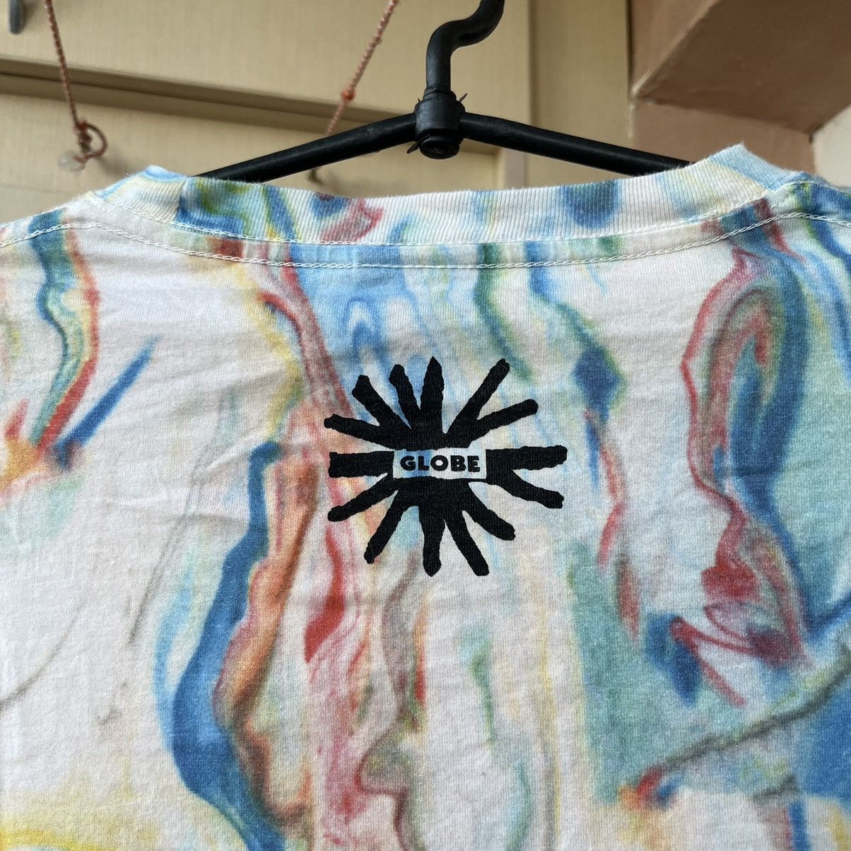 Globe Globe x dead kooks tie die Skateboard Tee Shirt Size US L / EU 52-54 / 3 - 10 Thumbnail