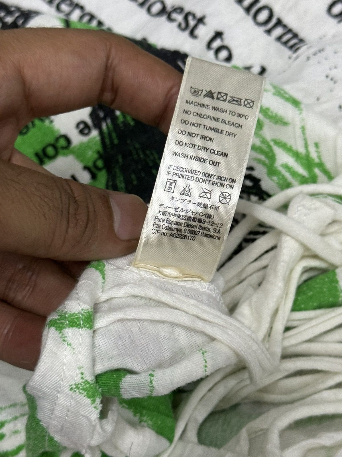 Diesel Diesel Poem Seditionaries Scarf Size ONE SIZE - 10 Thumbnail