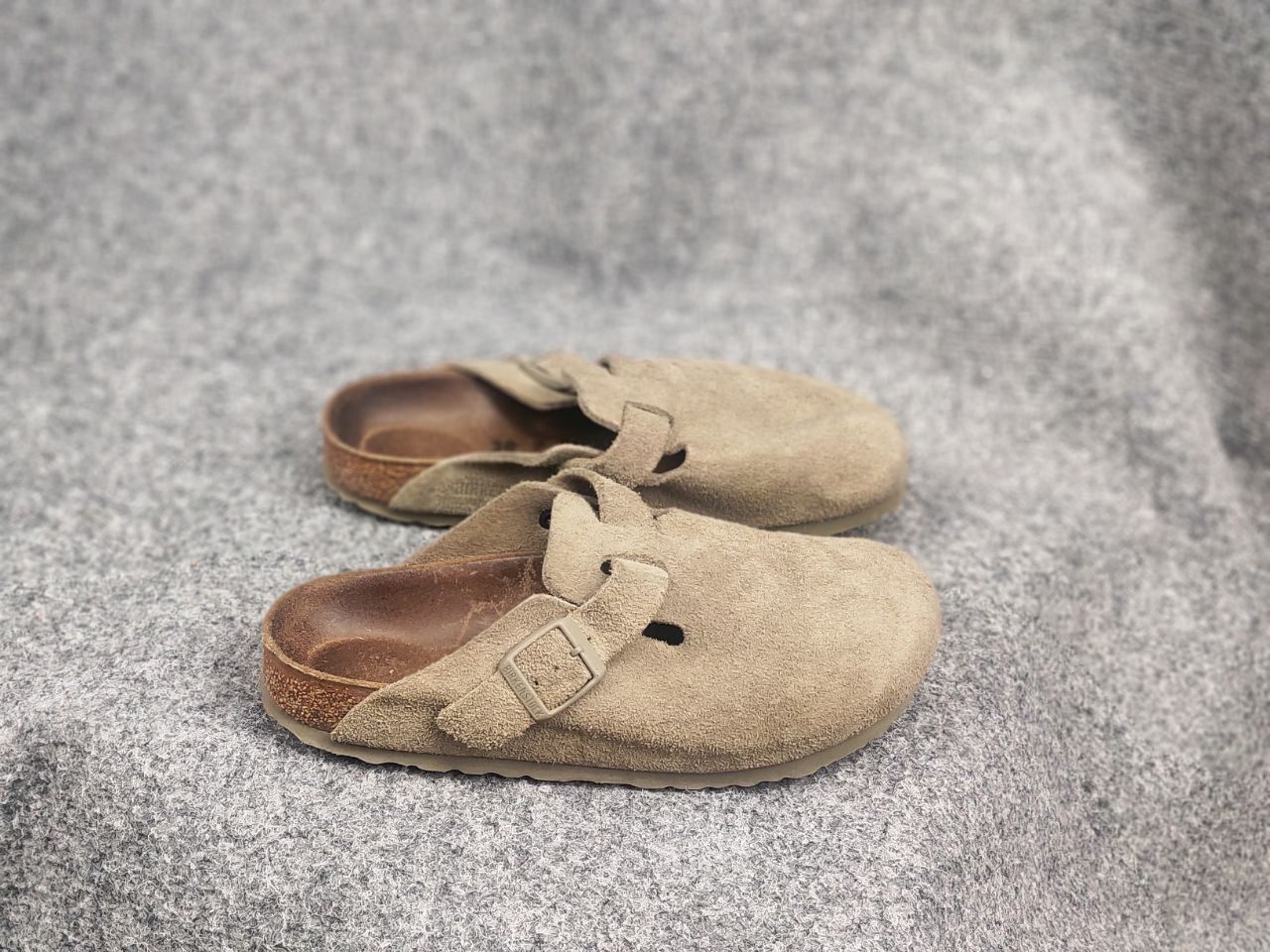 Birkenstock Vintage Birkenstock boston soft leather taupe sandal Shoes Size US 8 / IT 38 - 2 Thumbnail
