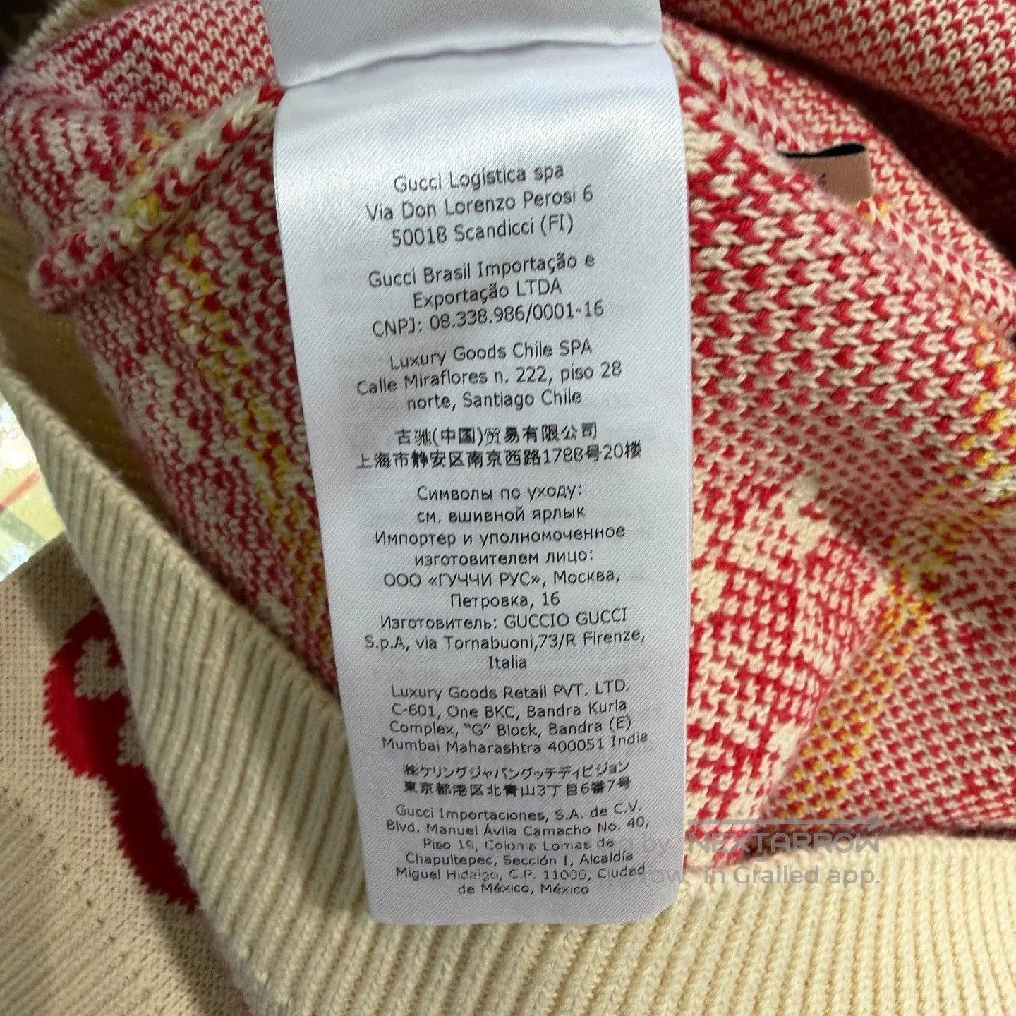 Gucci Gucci Cream Apple Knit Sweater. Size XS / US 0-2 / IT 36-38 - 6 Thumbnail