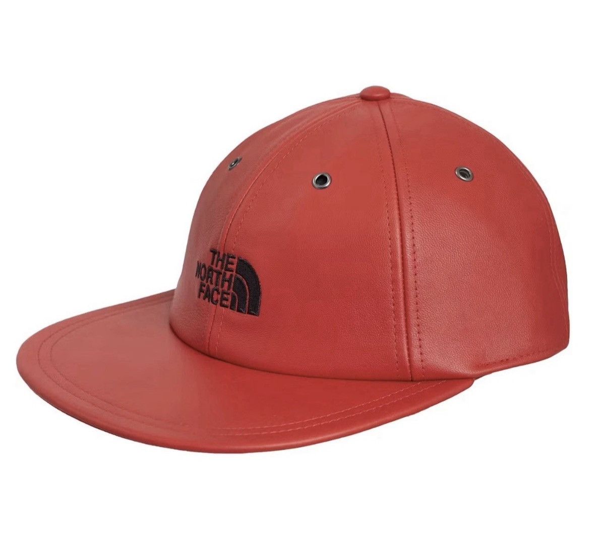 Supreme × The North Face Supreme/ The North Face Leather 6-Panel Red Hat Size ONE SIZE - 1 Preview