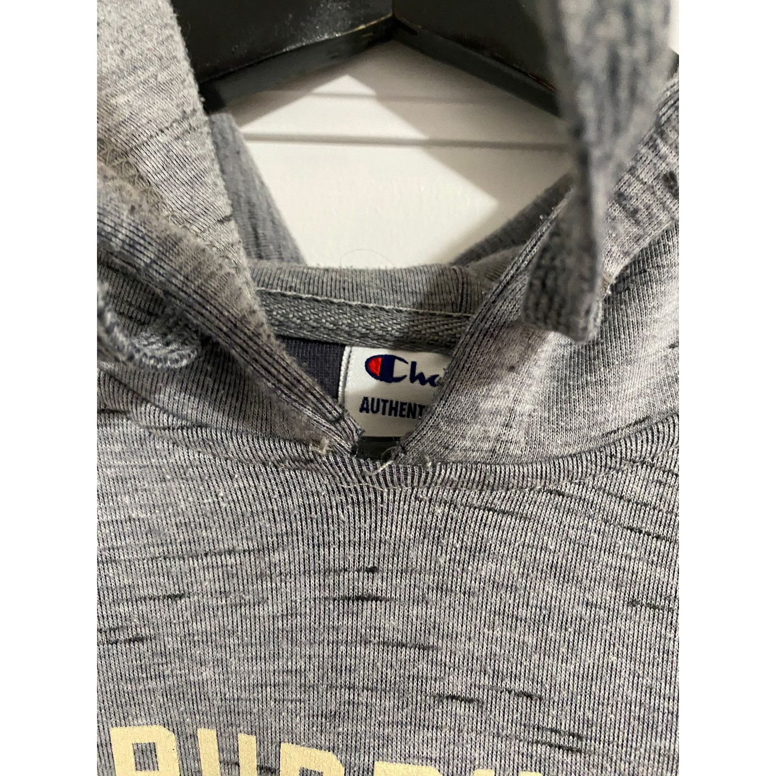 Champion Purdue Boilermakers Gray Champion Hoodie Size Large Size US L / EU 52-54 / 3 - 3 Thumbnail