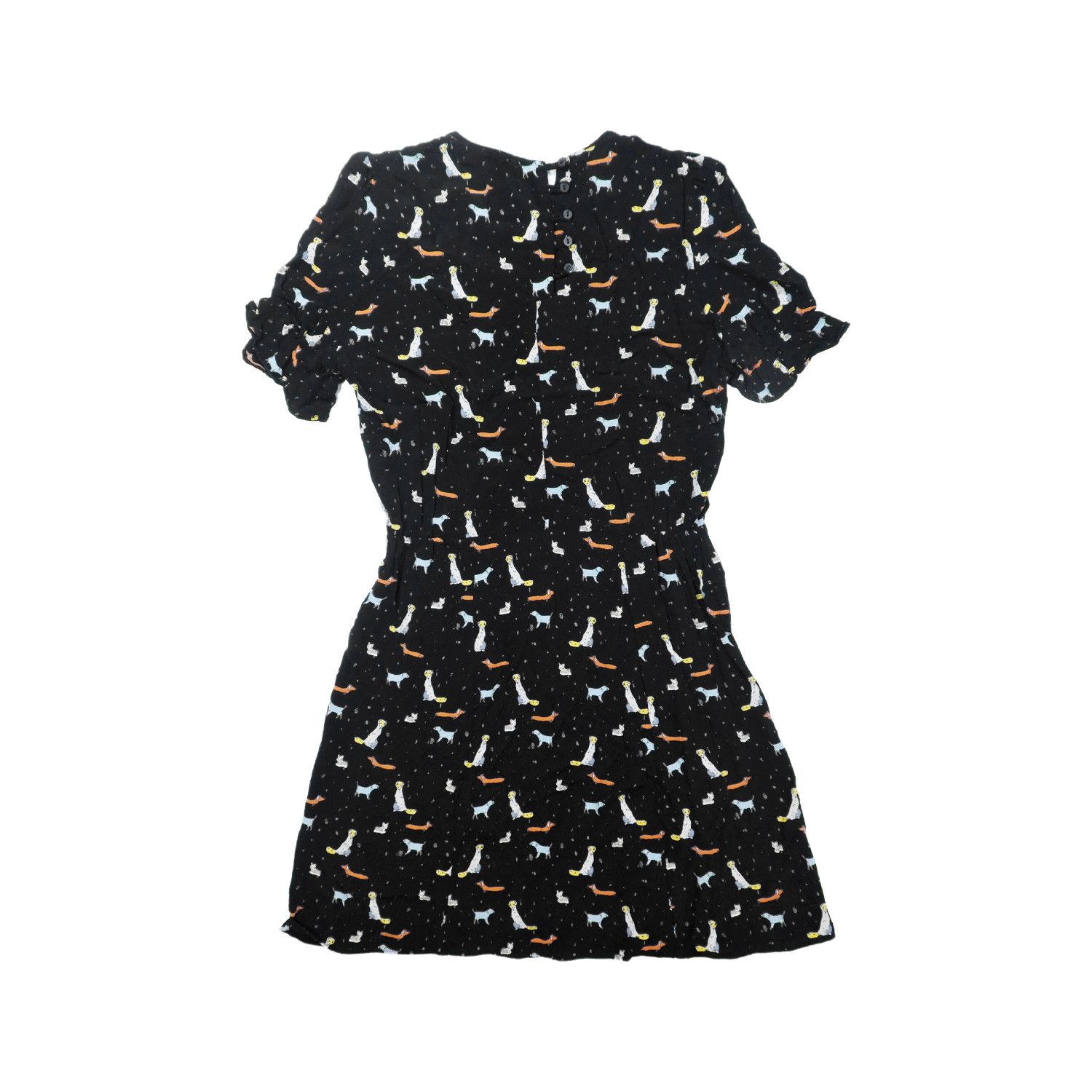 Zara ZARA TRAFALUC COLLECTION DOG PRINTED PATTERN MINI DRESS Size S / US 4 / IT 40 - 2 Thumbnail