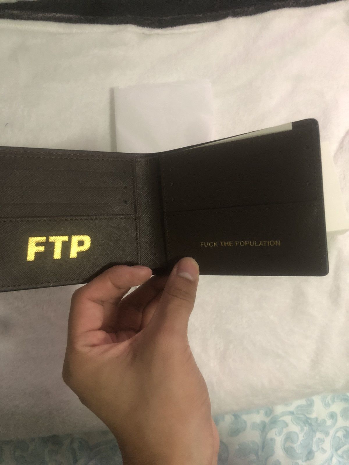LOGO RÉPÉTÉ WALLET(BROWN)