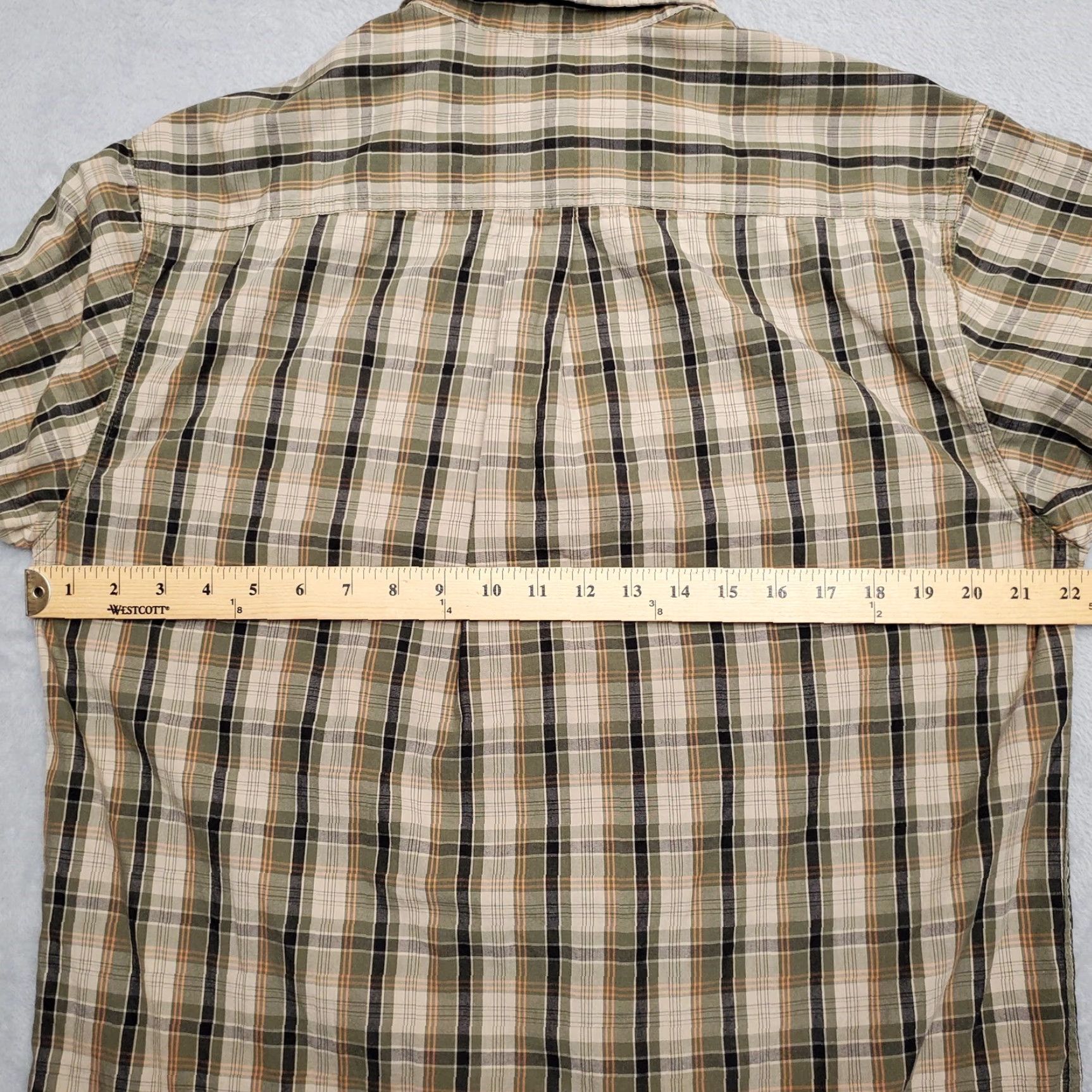 Carhartt VINTAGE Carhartt Shirt Mens Medium Green Plaid Button Long Sleeve 100% Cotton Casual Size US M / EU 48-50 / 2 - 7 Thumbnail