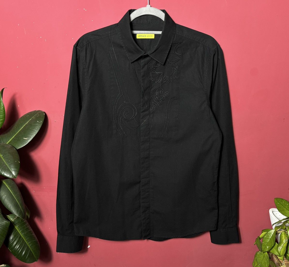 Versace Versace jeans pantera black men's shirt L size Size US M / EU 48-50 / 2 - 1 Thumbnail