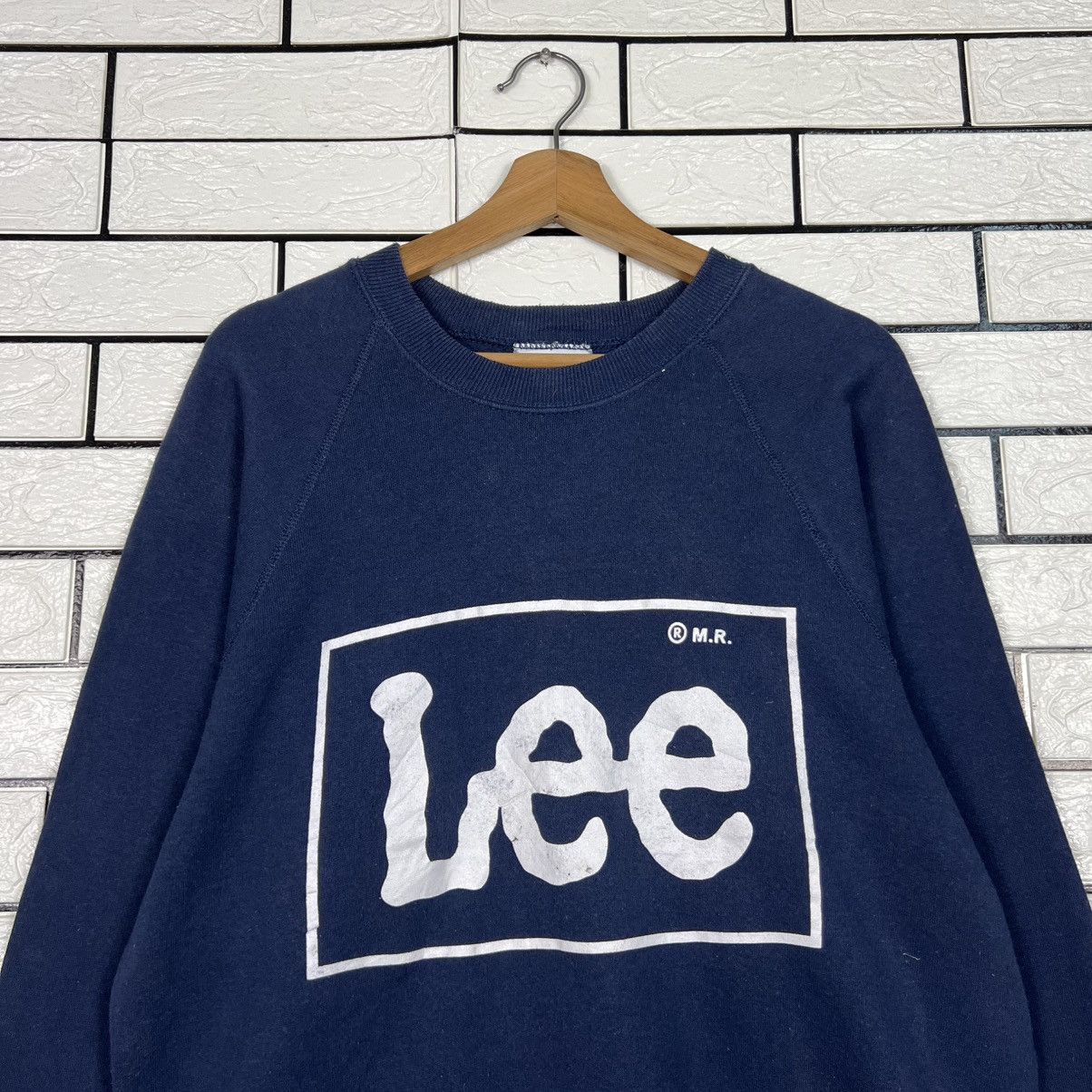 Lee Vintage 90's LEE Made in Usa Big Logo Sweatshirt #3966-C181 Size US L / EU 52-54 / 3 - 2 Thumbnail