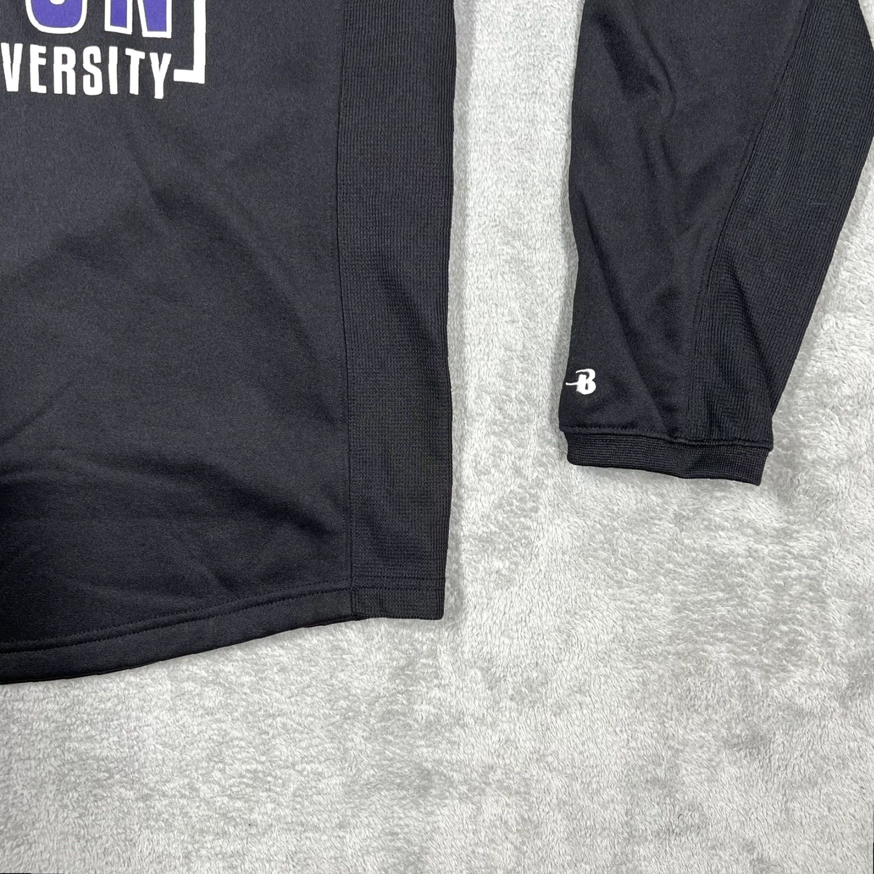 Vintage GCU Badger Men’s Crewneck Sweatshirt M Black Pullover Logo Solid Campus University Sweatshirt Regular Fit Size US M / EU 48-50 / 2 - 2 Thumbnail