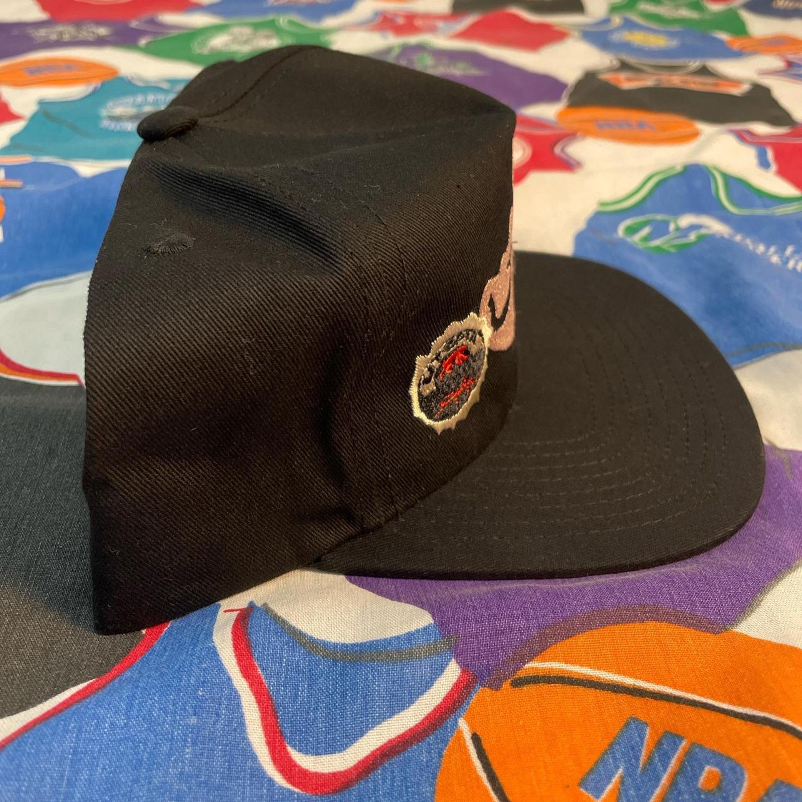 Travis Scott NWOT Travis Scott Utopia Embroidered Black Graphic Snapback Size ONE SIZE - 2 Thumbnail
