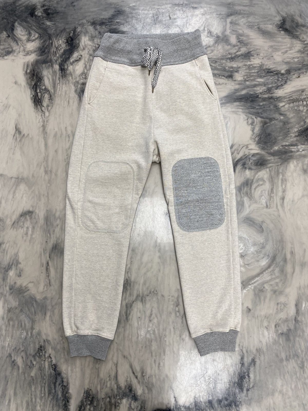 Kapital Kapital fleece patchwork sweatpants grey small authentic Size US 32 / EU 48 - 1 Thumbnail