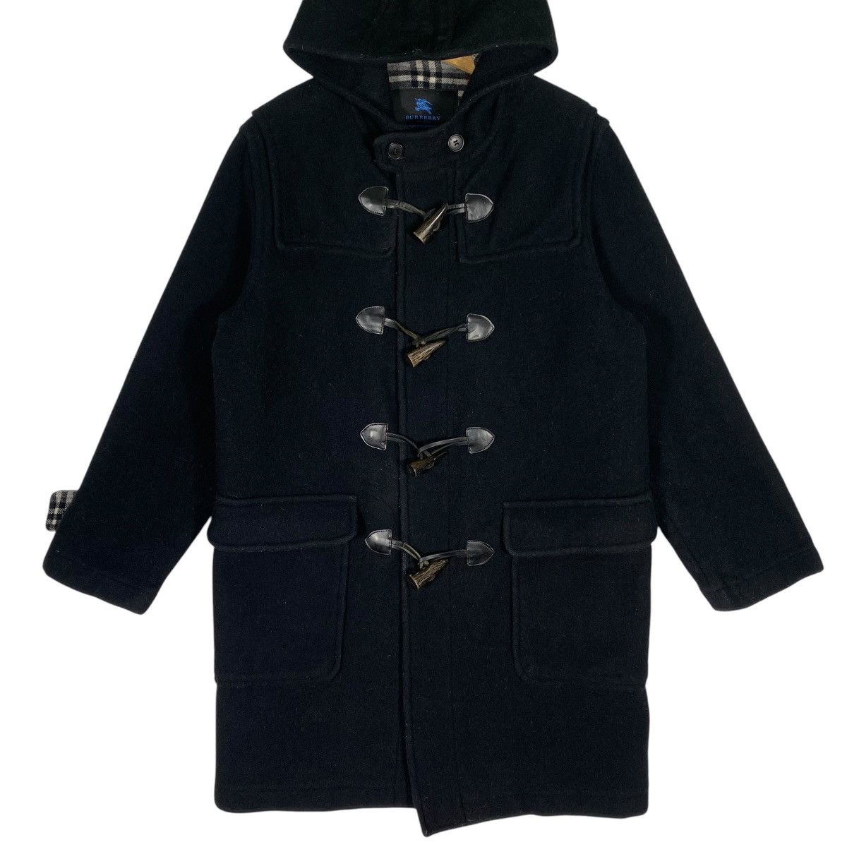 Burberry × Burberry Prorsum Vintage Burberry London Blue Label Nova Check Duffer Coat Size US M / EU 48-50 / 2 - 5 Thumbnail