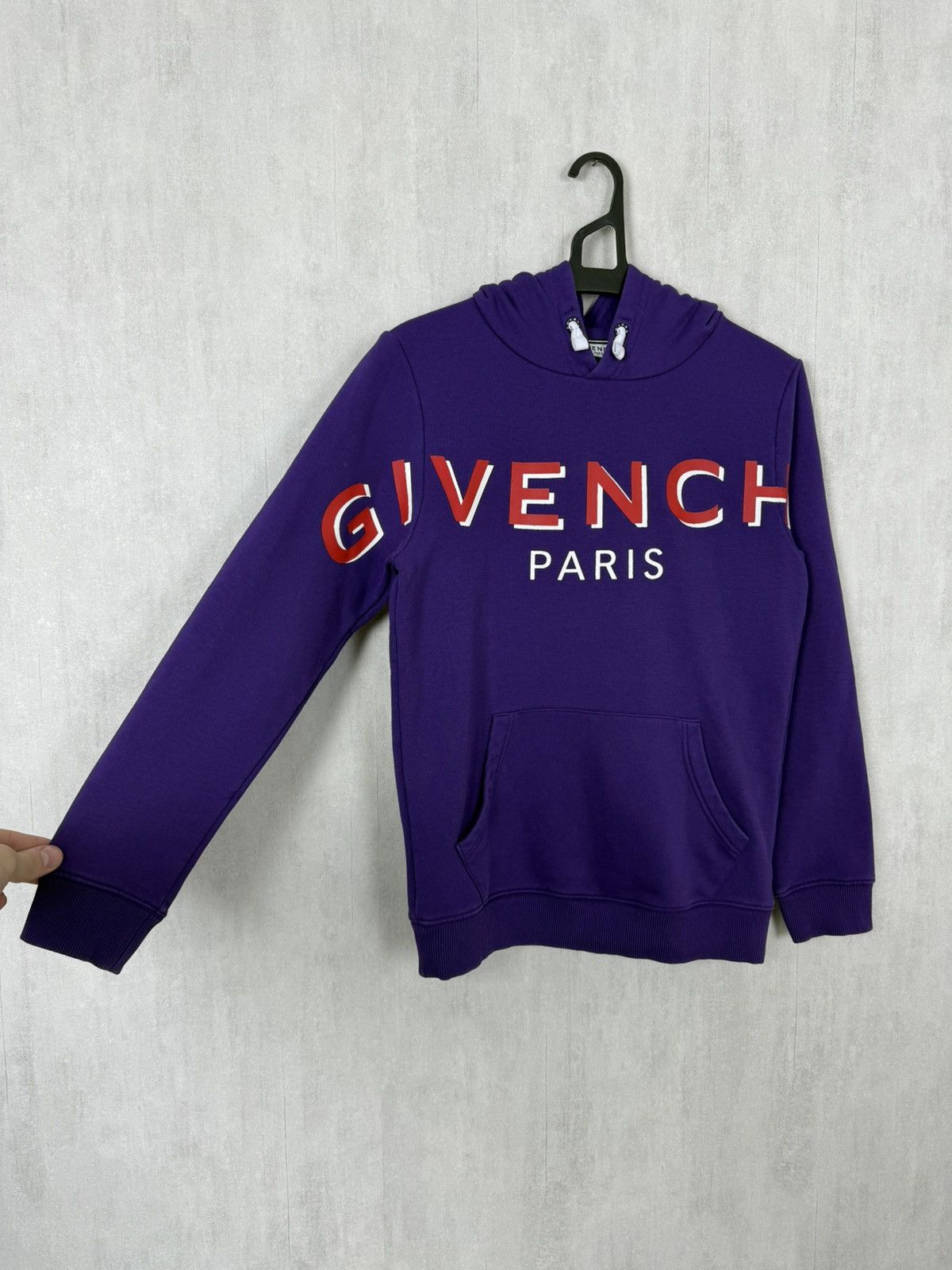 Givenchy Givenchy Kids Big Logo Purple Hoodie Size 12Y Size XS / US 0-2 / IT 36-38 - 3 Thumbnail