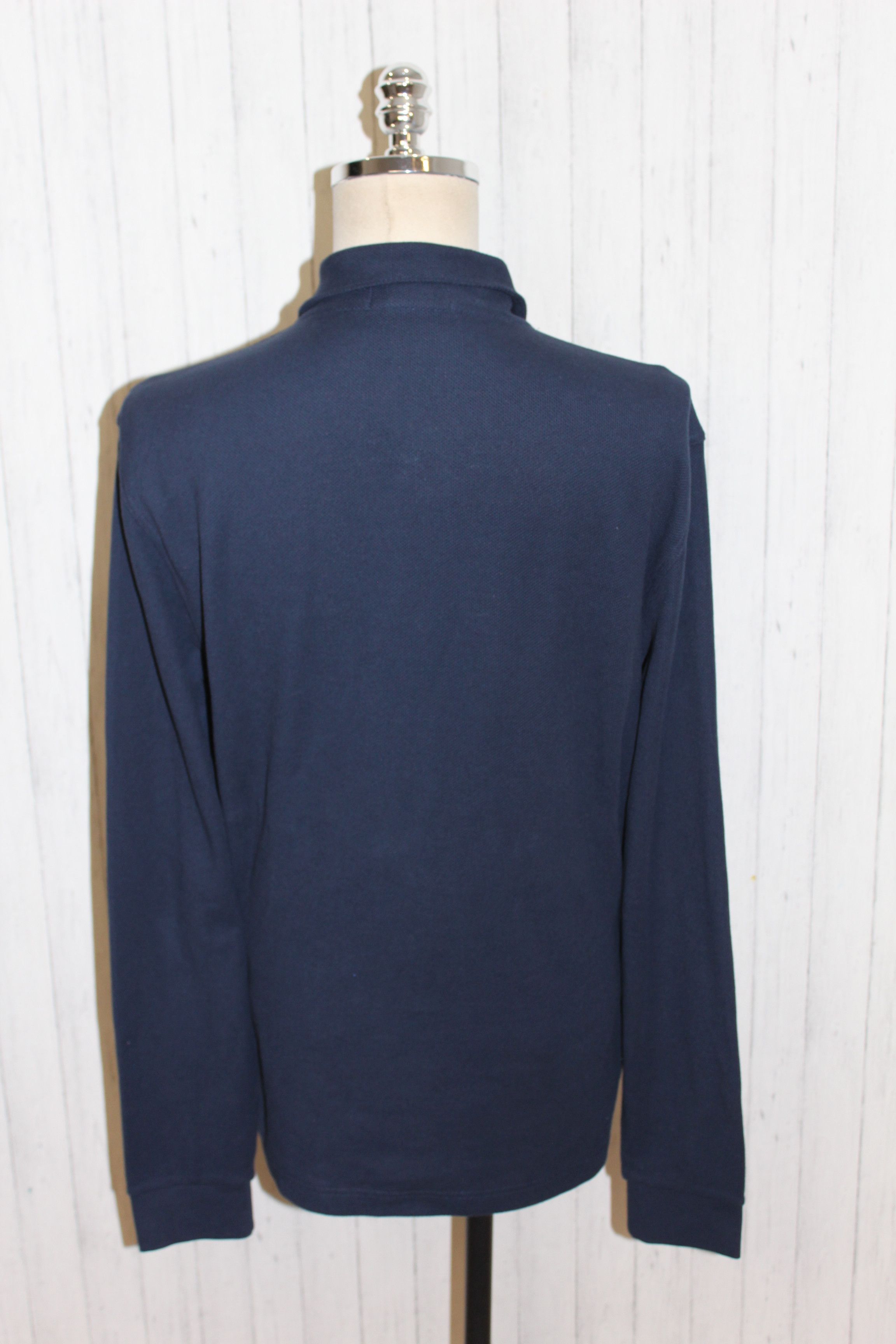 Fred Perry Men's FRED PERRY Long Sleeve Blue Zip Shirt Size US XL / EU 56 / 4 - 6 Thumbnail