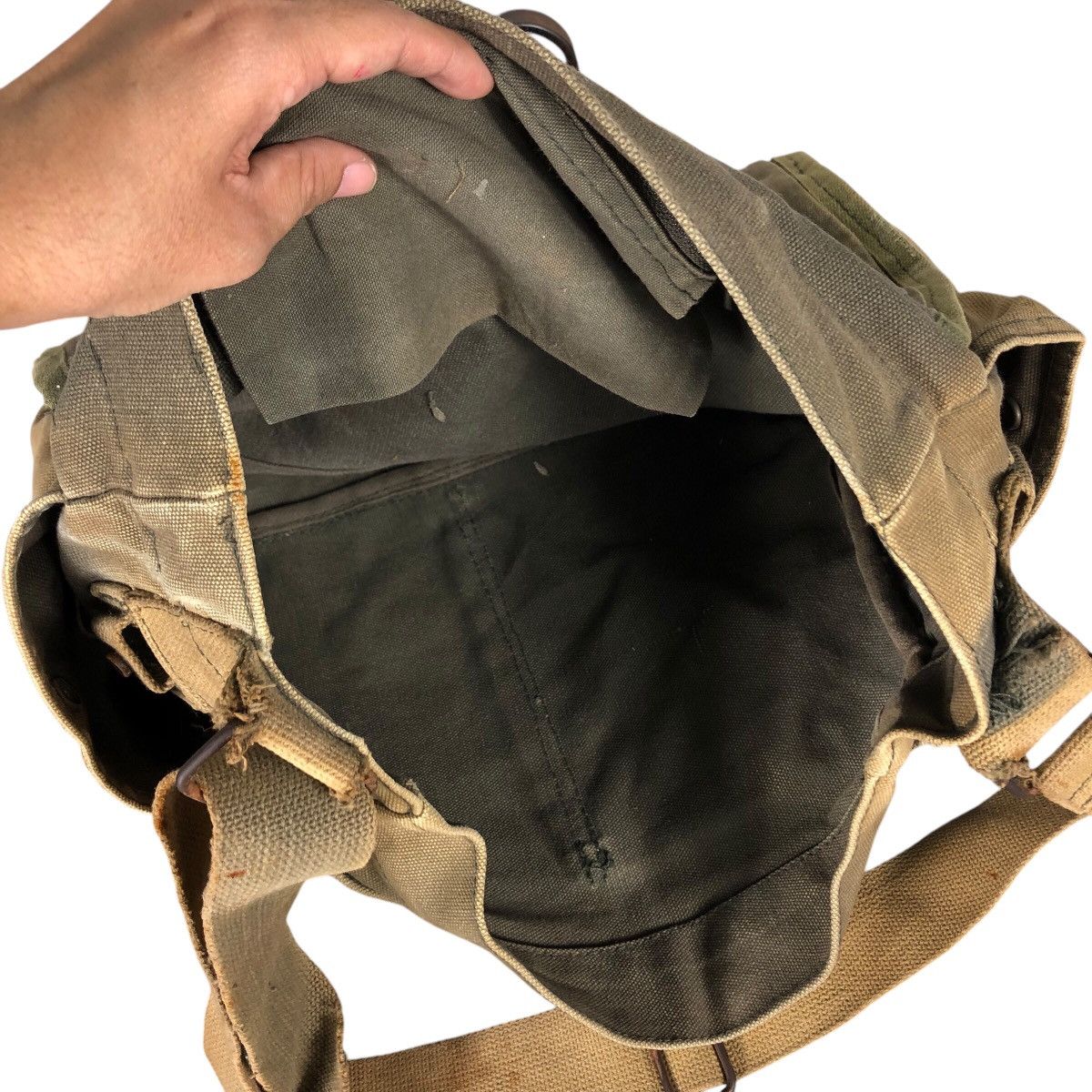 Vintage Vintage Military Worker Sling Bag Duck Canvas Buzz Ricksons Size ONE SIZE - 10 Thumbnail