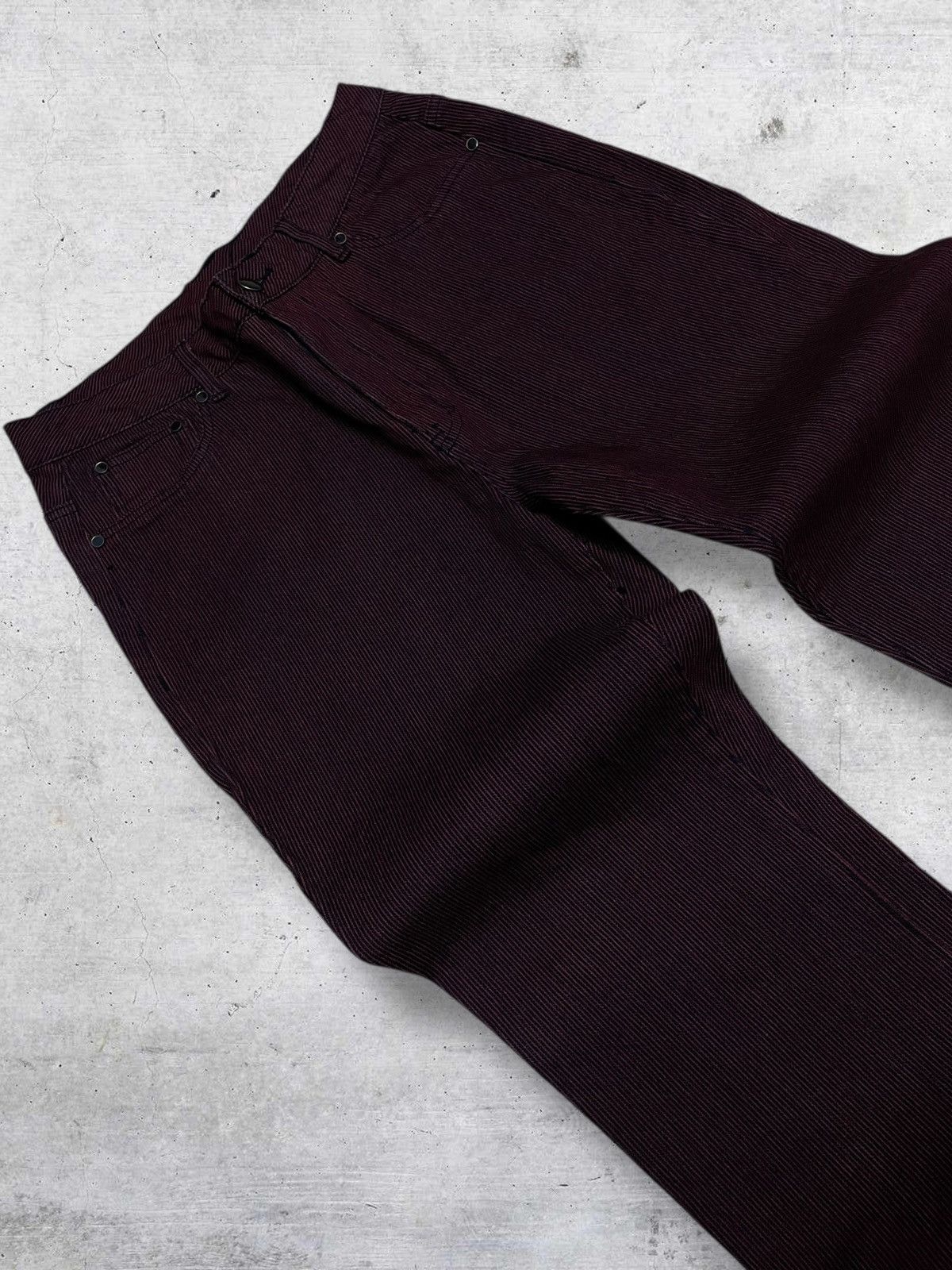 Japanese Brand VINTAGE DIANA GILMAN 90S DESIGNER HICKORY CUT CLASSIC DENIM Size US 29 - 7 Thumbnail
