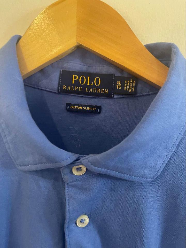 Polo Ralph Lauren Blue Polo Tshirt slim fit size XL Size US XL / EU 56 / 4 - 3 Thumbnail