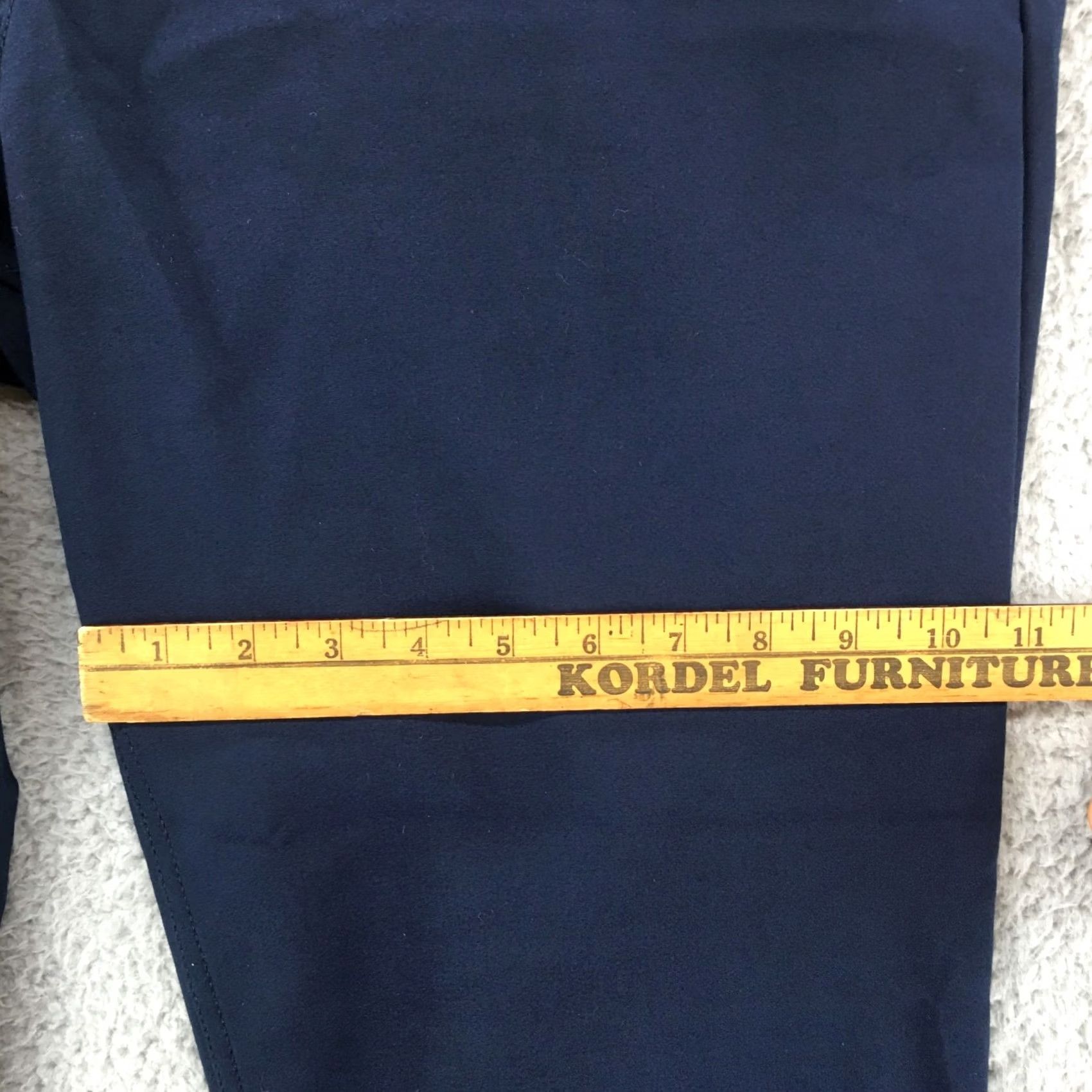 Calvin Klein Calvin Klein Pants Womens 38x30 Blue High Rise Zip Fly Chino Straight Regular Front Flat Vintage: No Size 26" / US 2 / IT 38 - 6 Thumbnail
