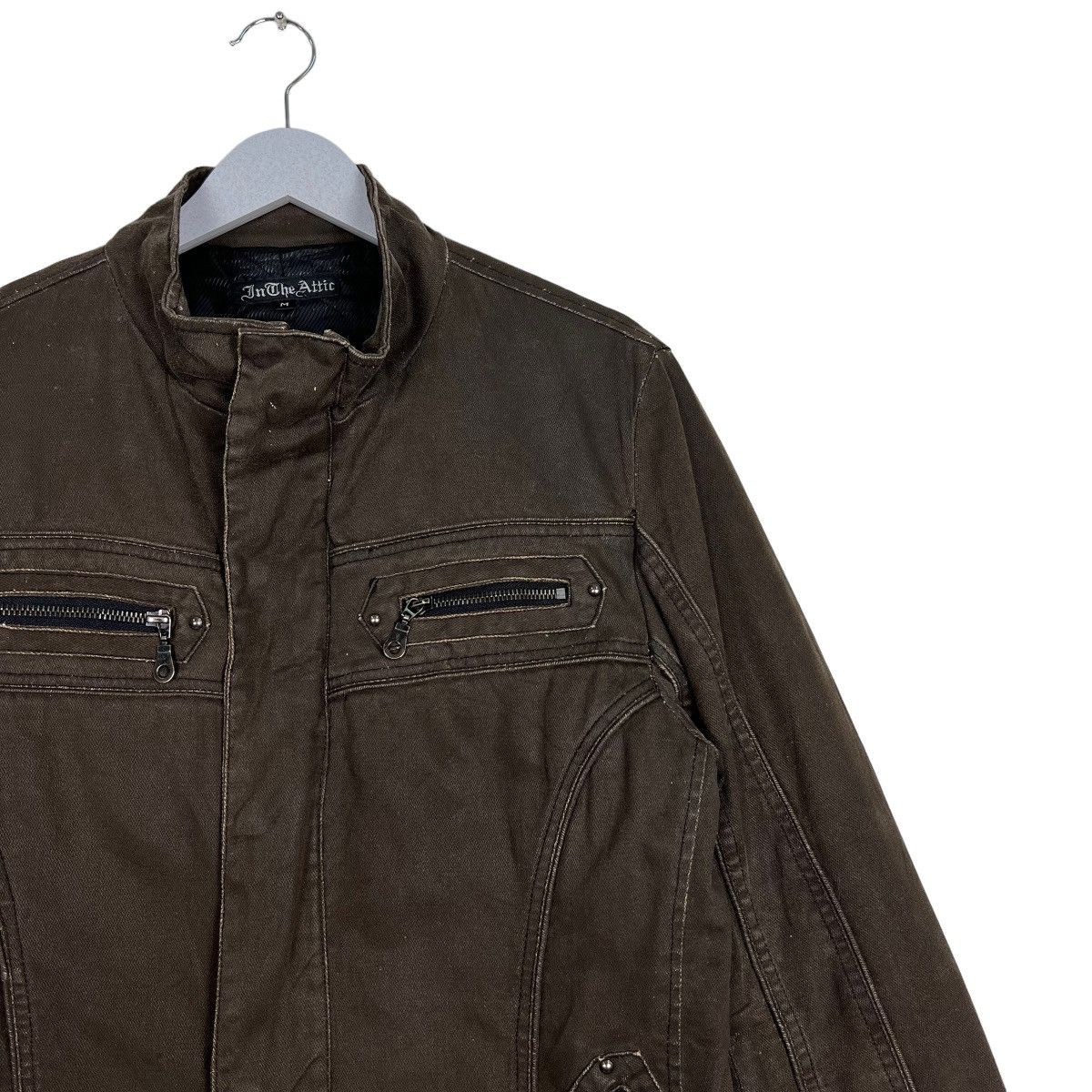 14th Addiction 🔥 IN THE ATTIC SLEEVE BELTED MOTO RIDER JACKET Size US M / EU 48-50 / 2 - 5 Thumbnail
