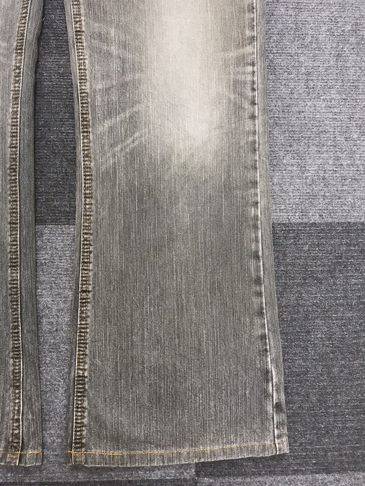 Edwin 💥FLARE💥EDWIN NAVAJO BLACK WASH SICK FADES WIDE DENIM F251 Size US 36 / EU 52 - 7 Thumbnail