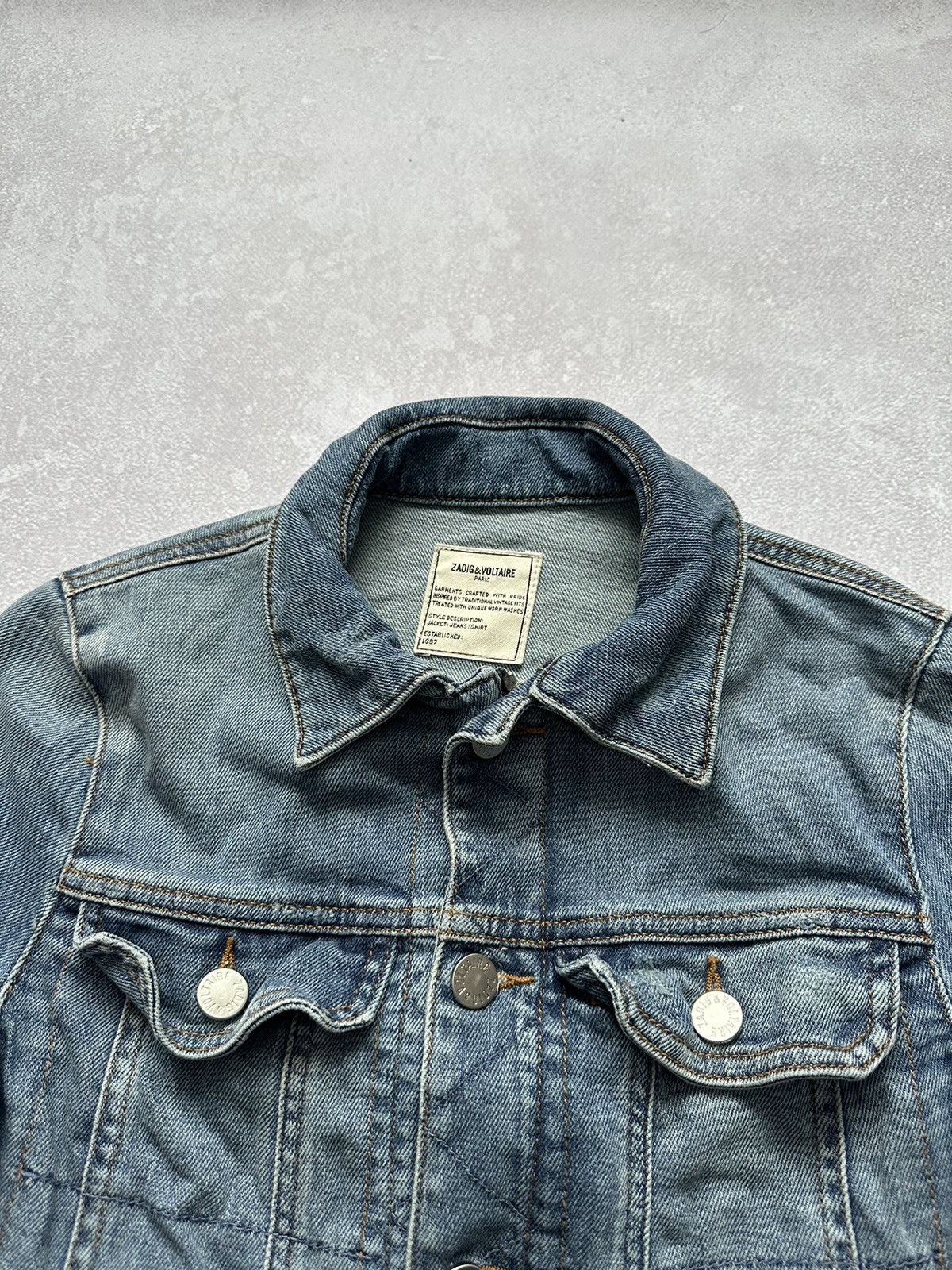 Other Denim Jacket Zadig&Voltaire Paris size S Size S / US 4 / IT 40 - 6 Thumbnail