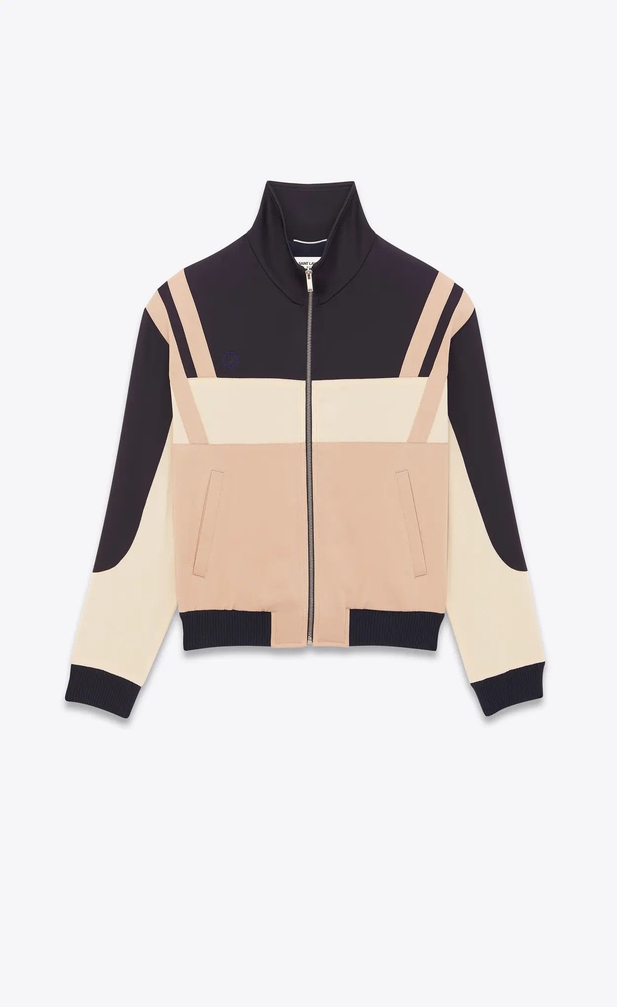 Saint Laurent Paris FW21 Saint Laurent Teddy Jacket in Crepe Satin Size US L / EU 52-54 / 3 - 1 Thumbnail