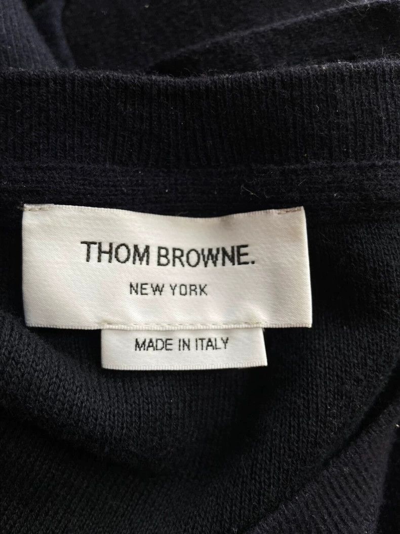 Thom Browne Thom Browne size3 Sheepskin turtleneck sweater Size US L / EU 52-54 / 3 - 3 Thumbnail