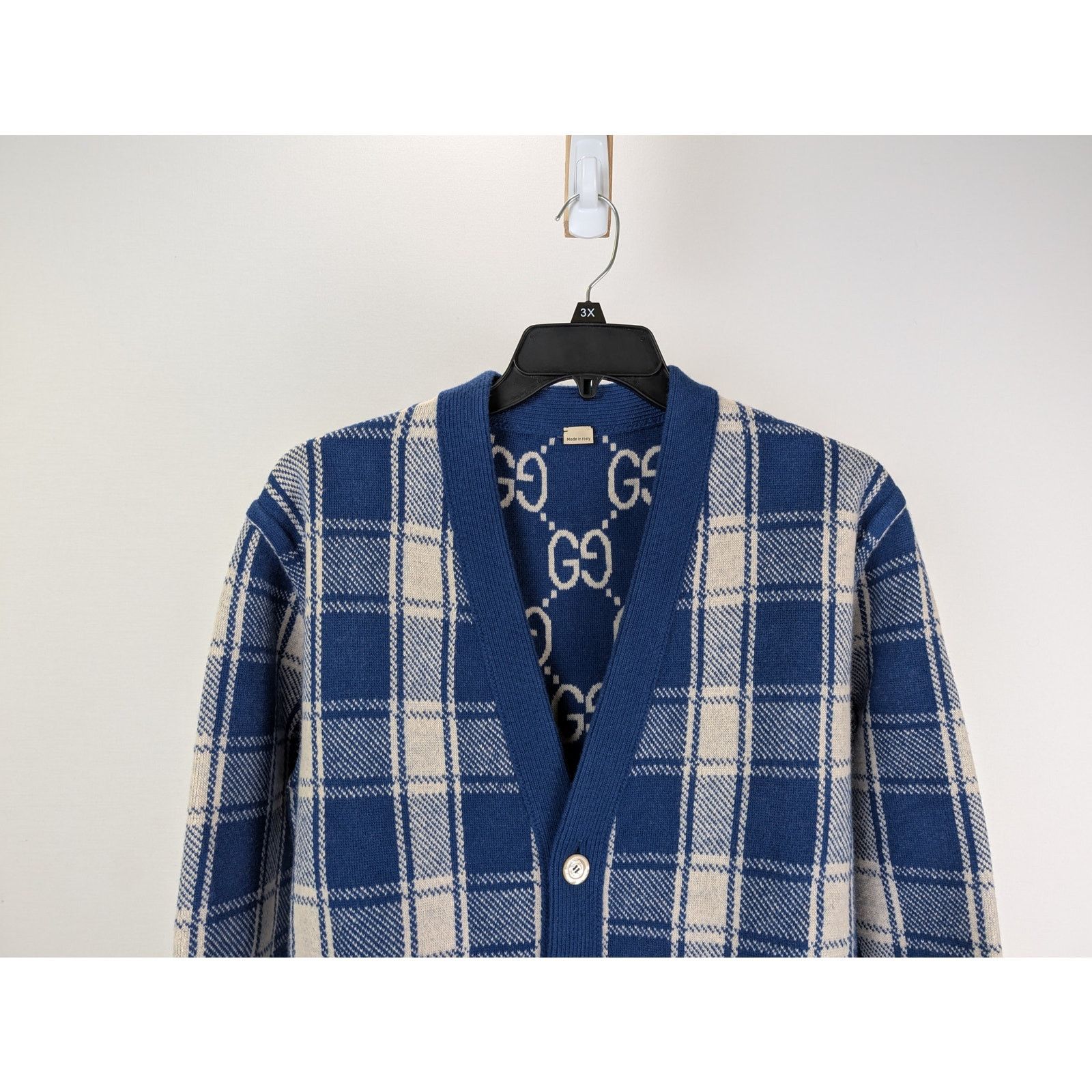 Gucci o1rshd1 GG Embroidered Blazer Piping Detail Blazers Sweater Size US M / EU 48-50 / 2 - 2 Thumbnail