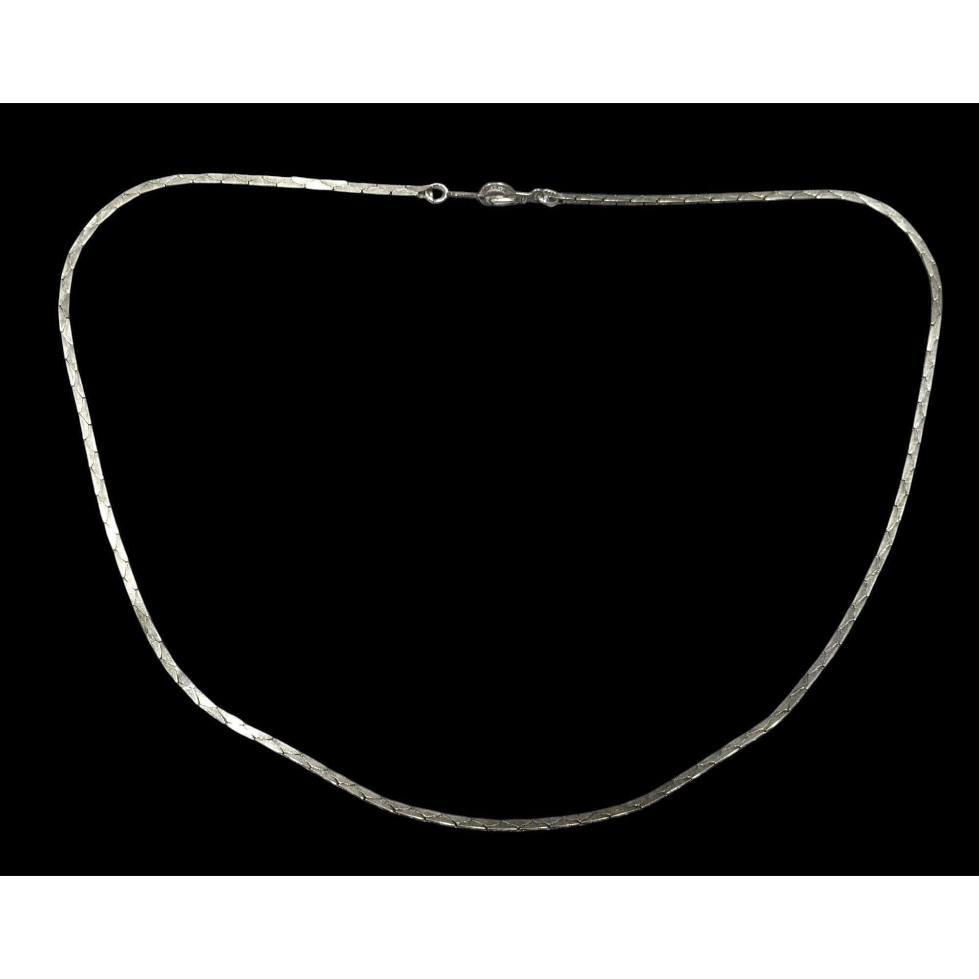 Other Classic 14k Gold Plated Silver Tone Serpent Chain Necklace Size ONE SIZE - 1 Thumbnail