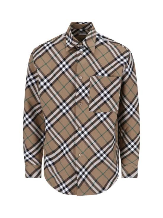 Burberry BURBERRY Men Long Tops 8095342 C1202 Brown Size US S / EU 44-46 / 1 - 1 Thumbnail
