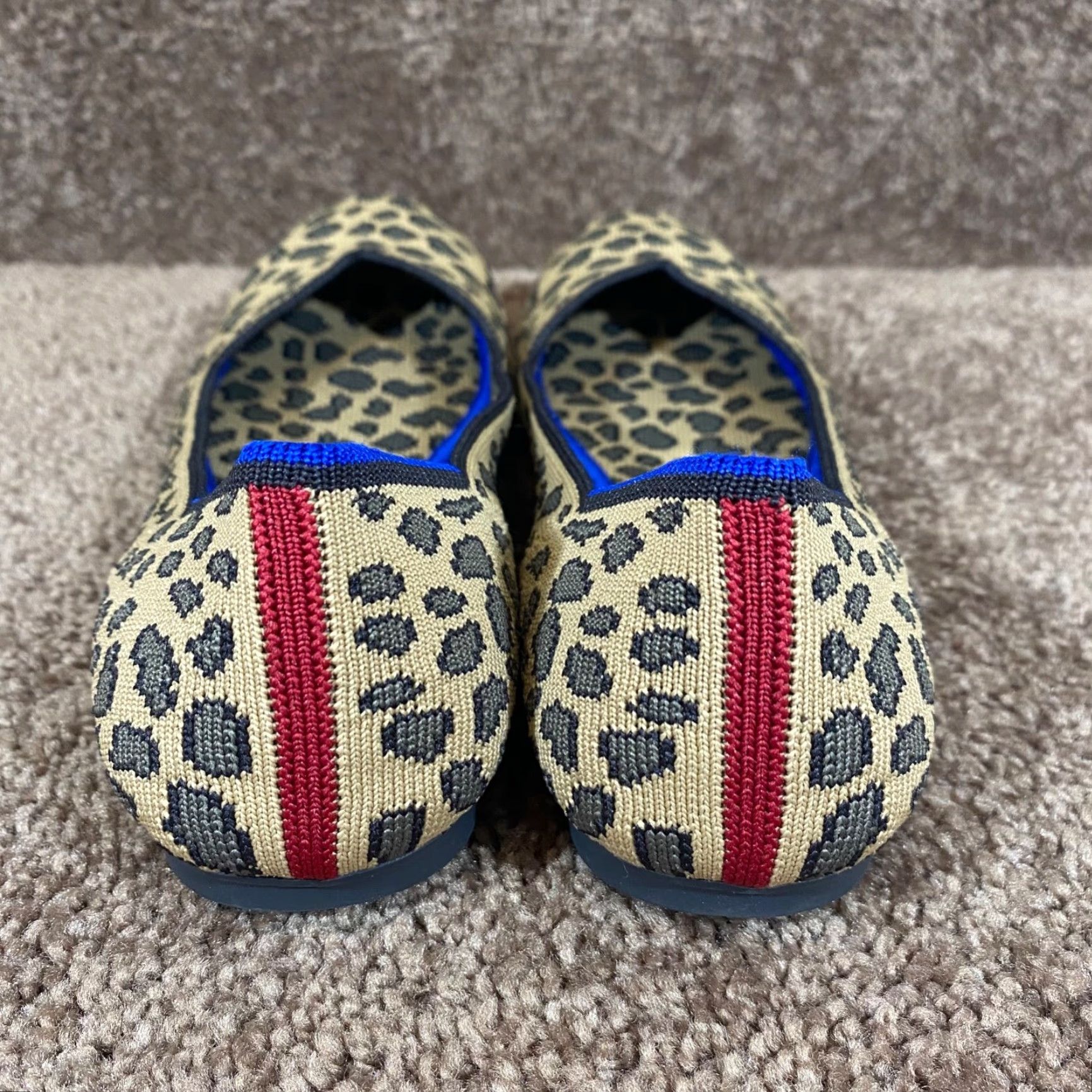 Rothy's Rothy’s Womens Ballet Flats Size 6.5 Cheetah Leopard Round Toe Slip On Fashion Workwear Size US 6.5 / IT 36.5 - 6 Thumbnail